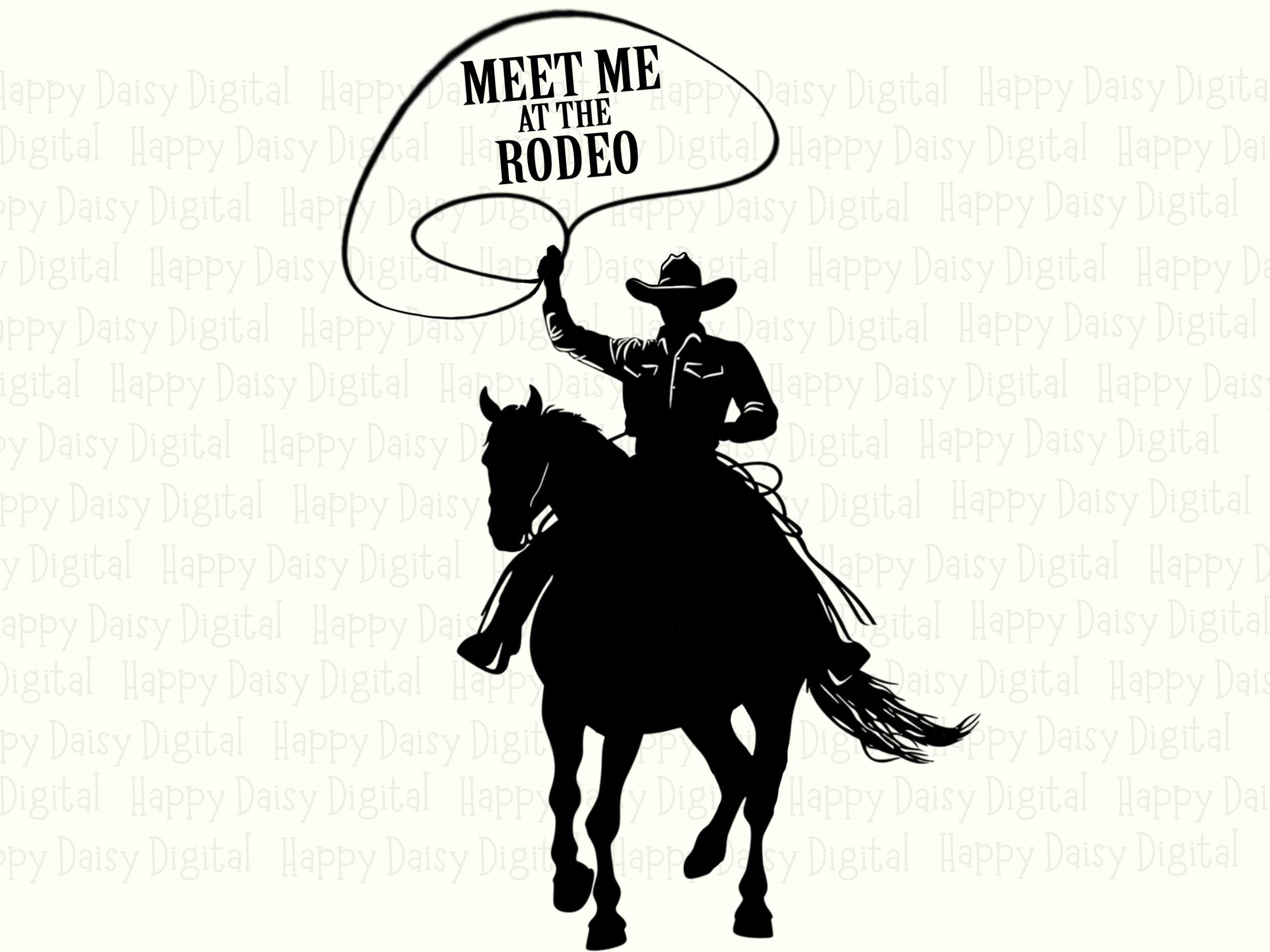 Meet Me At The Rodeo PNG | Sublimation Commercial Use POD - Image 2