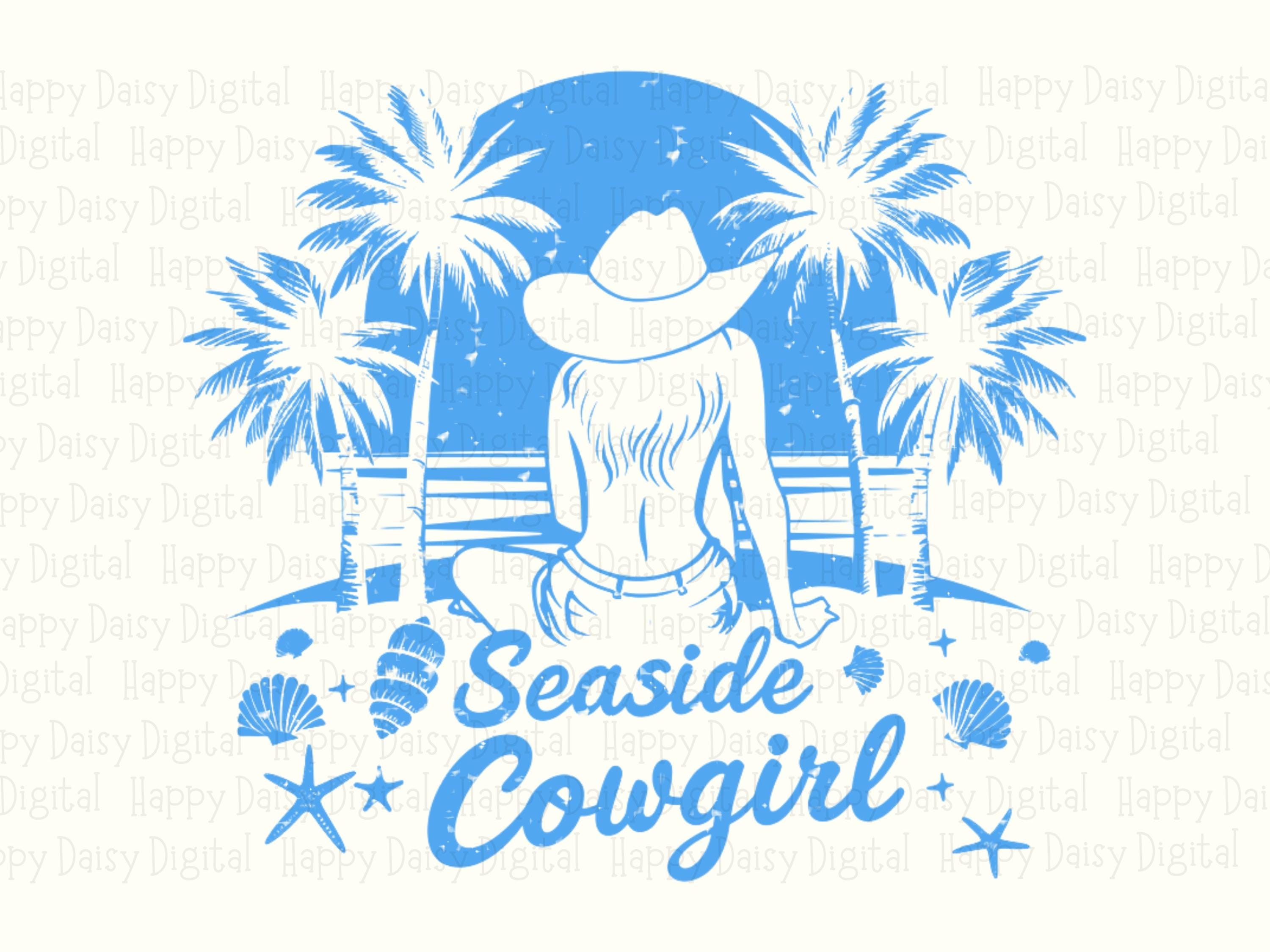 Seaside Cowgirl Palms PNG | Sublimation Commercial Use POD - Image 2