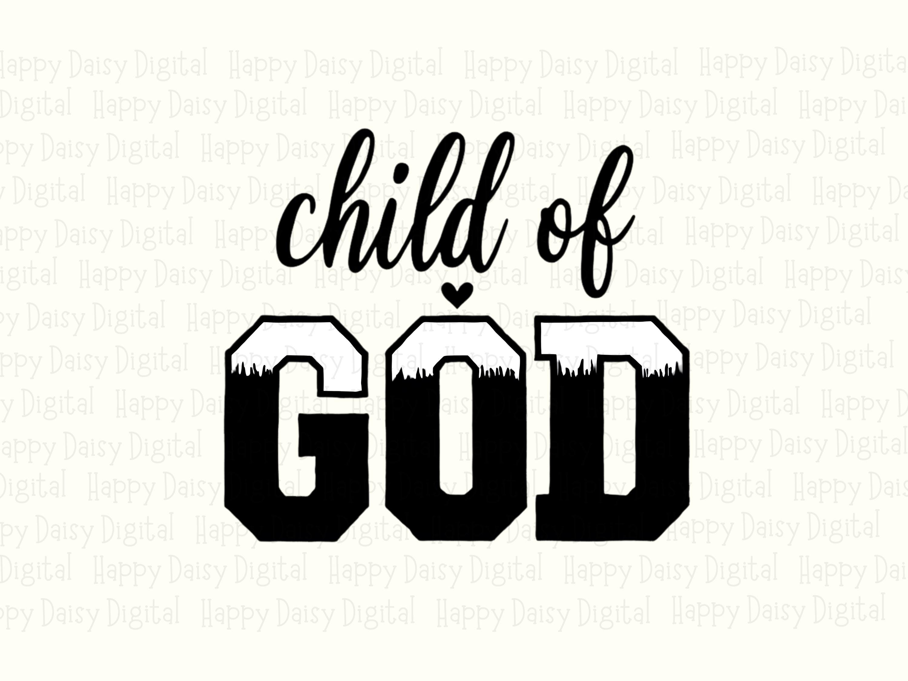 Child Of God Grass Block PNG | Sublimation Commercial Use POD - Image 2