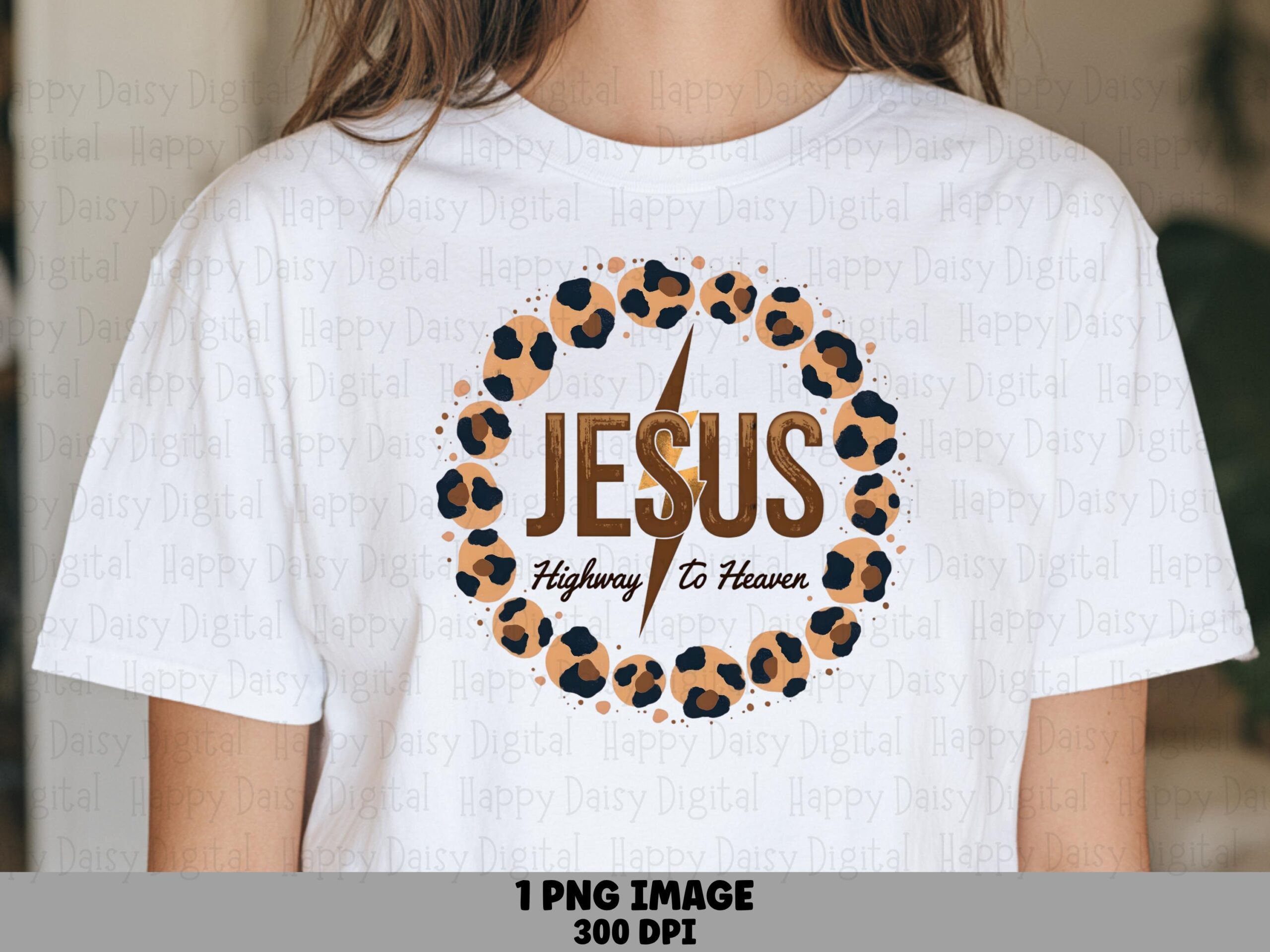 Jesus Highway To Heaven PNG | Sublimation Commercial Use POD