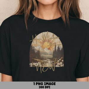 He Makes All Things New PNG | Sublimation Commercial Use POD