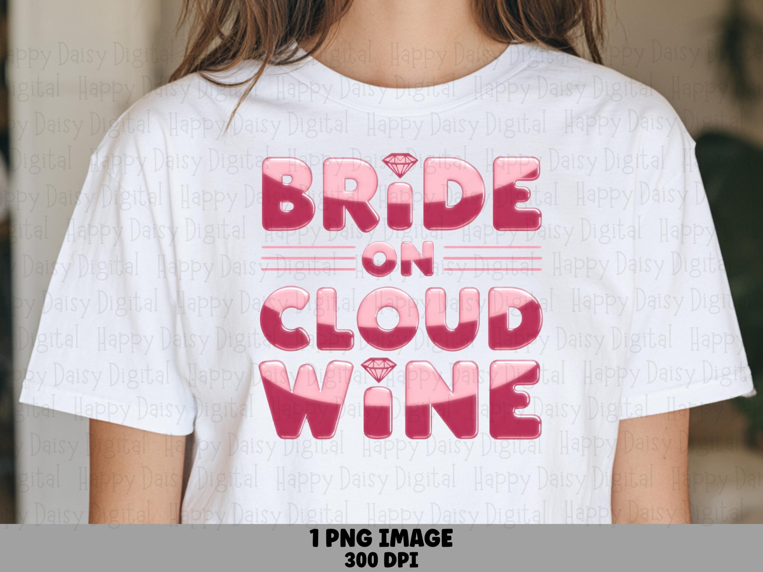 Bride Cloud Wine, Retro Sunburst Badge PNG | Transparent File - Sublimation, Commercial Use, 300 DPI