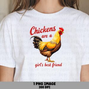 Chicken Png Design, Colorful Rooster Sublimation Art | Digital File, 300 DPI - Commercial Use, POD Friendly