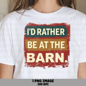 Barn Png Design, Retro Farmhouse Sublimation Artwork | Teal Mustard Rust Palette, Commercial Use