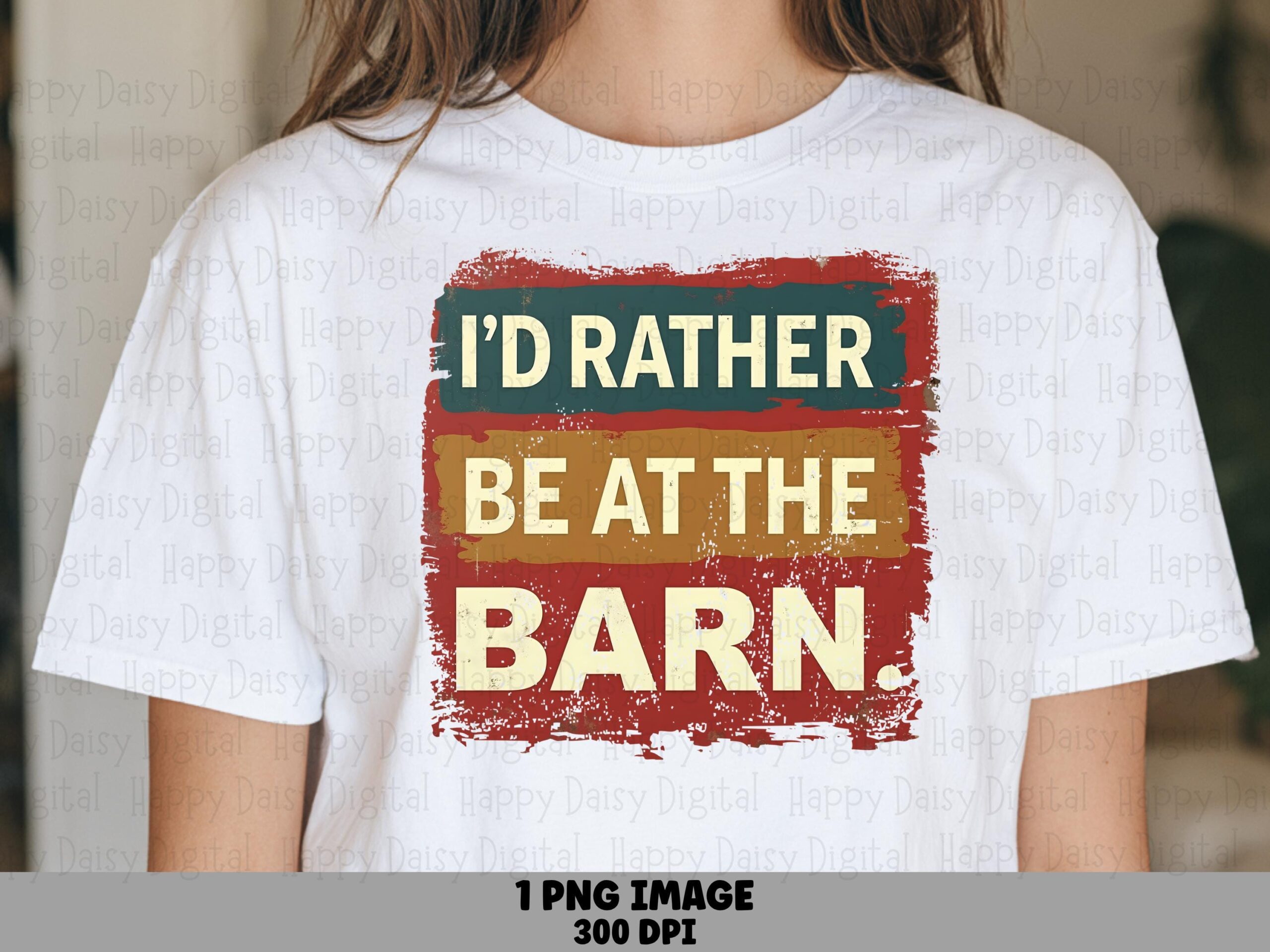 Barn Png Design, Retro Farmhouse Sublimation Artwork | Teal Mustard Rust Palette, Commercial Use