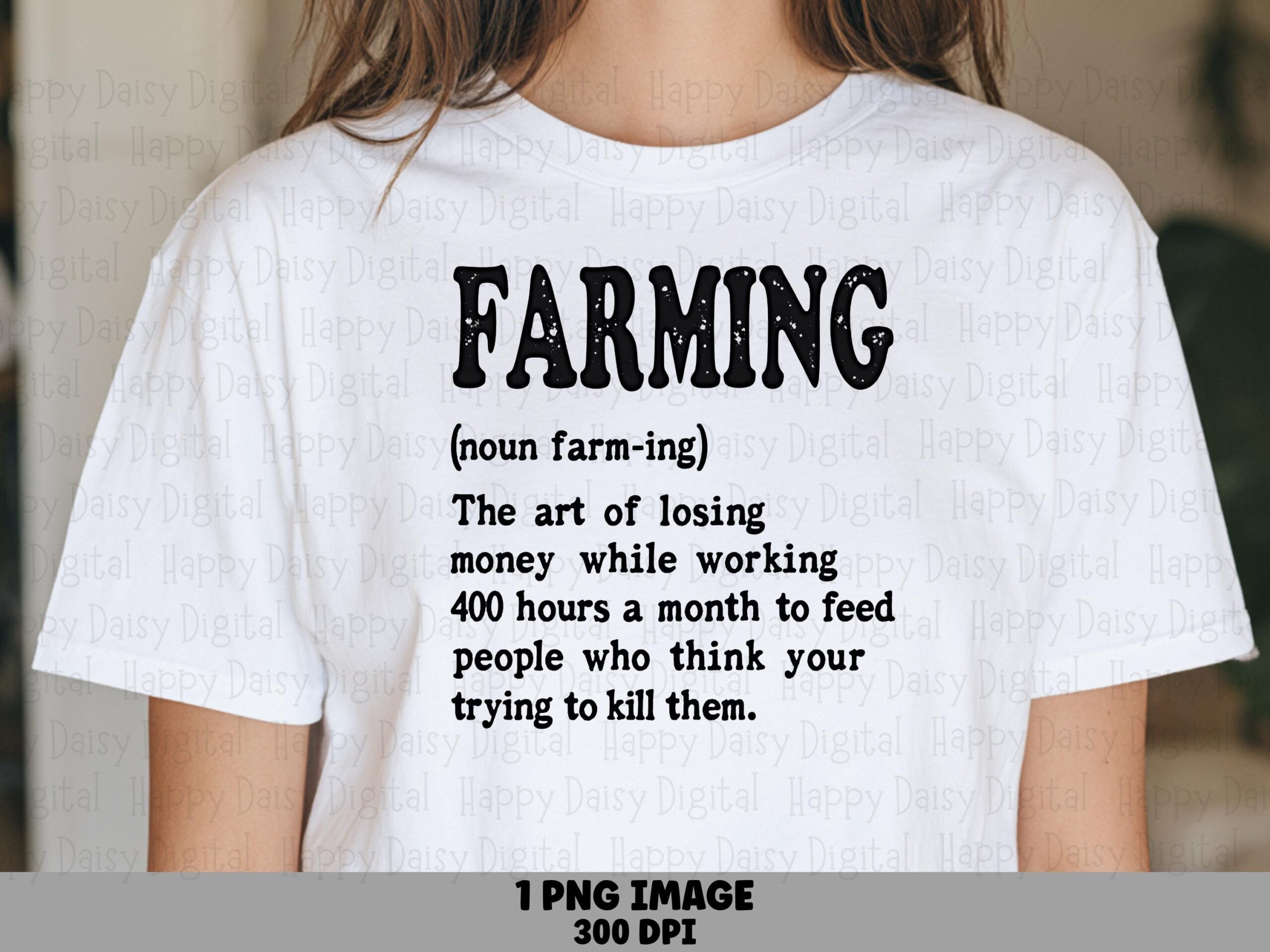 Farming Definition, Funny Dictionary-Style PNG | Sublimation Commercial Use, 300 DPI Transparent
