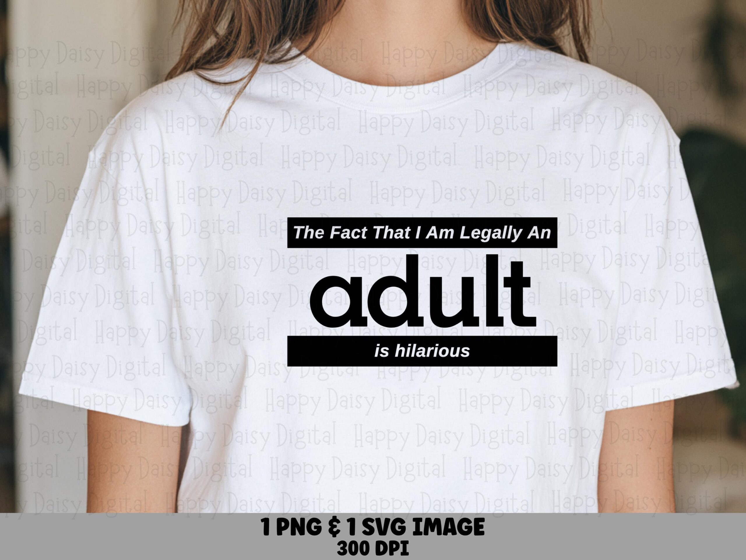 Adult Png Design, Bold Banner Text Digital Download - PNG+SVG, Sublimation Friendly, Commercial Use, POD