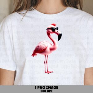 Cool Sunglasses Flamingo PNG | Sublimation Commercial Use POD
