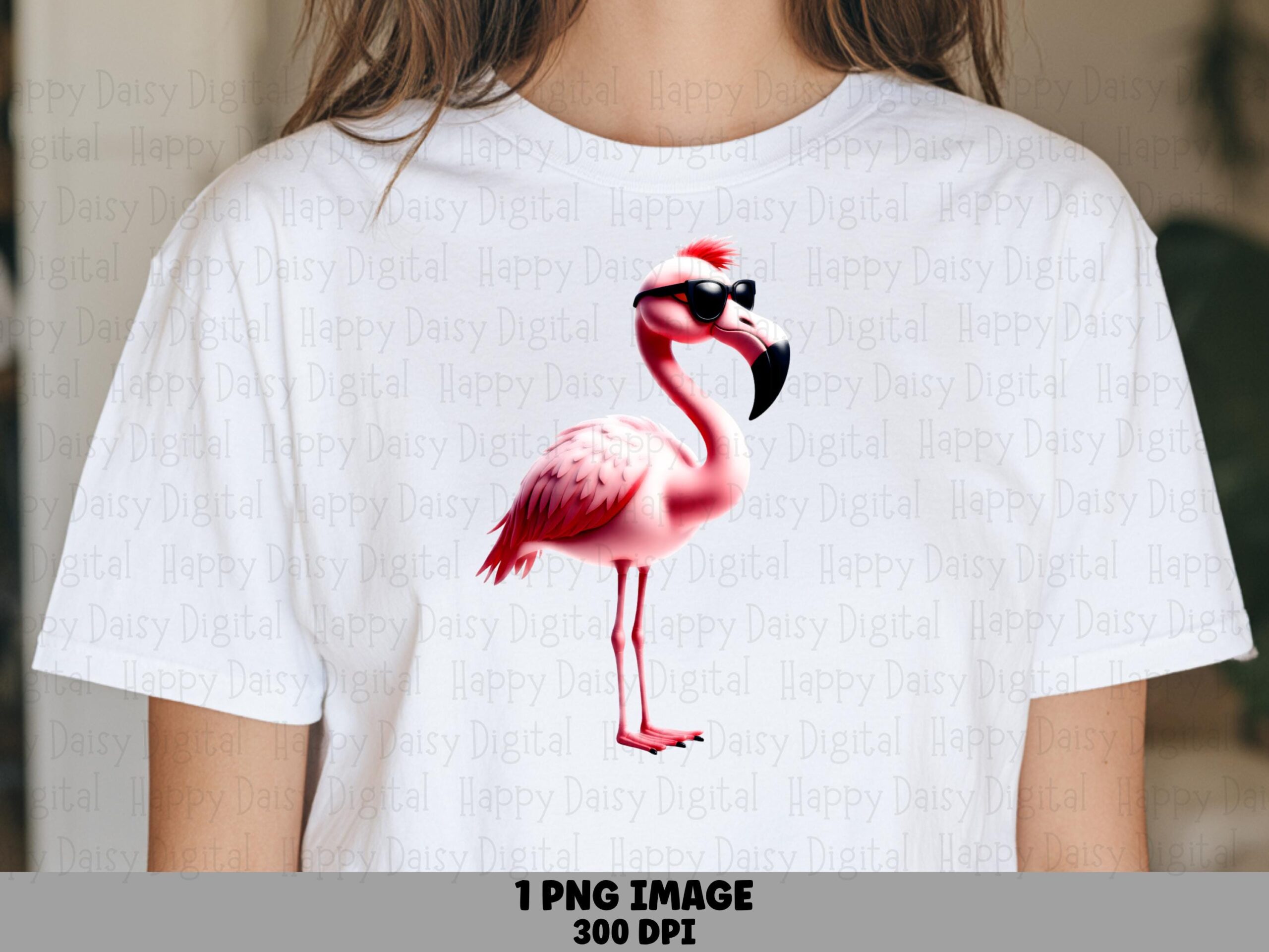 Cool Sunglasses Flamingo PNG | Sublimation Commercial Use POD