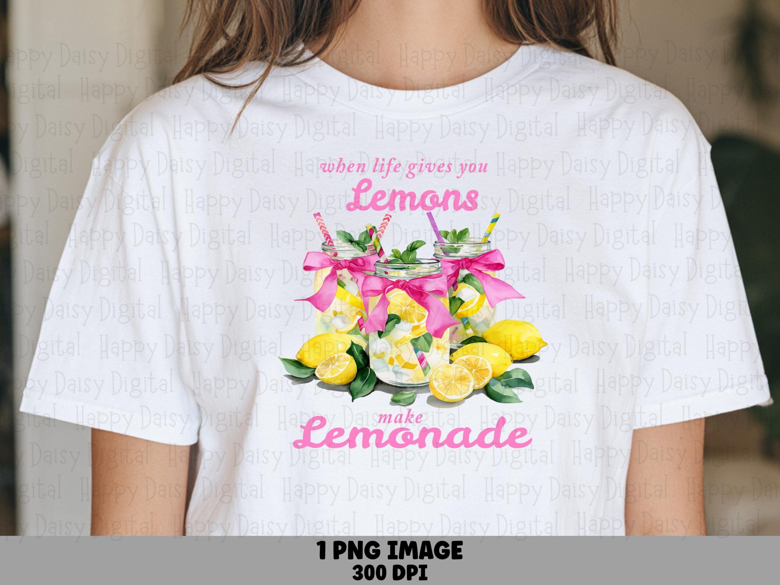 Lemons PNG Design, Photo-Real Lemonade Mason Jar Clipart | 300 DPI, Sublimation, Commercial Use
