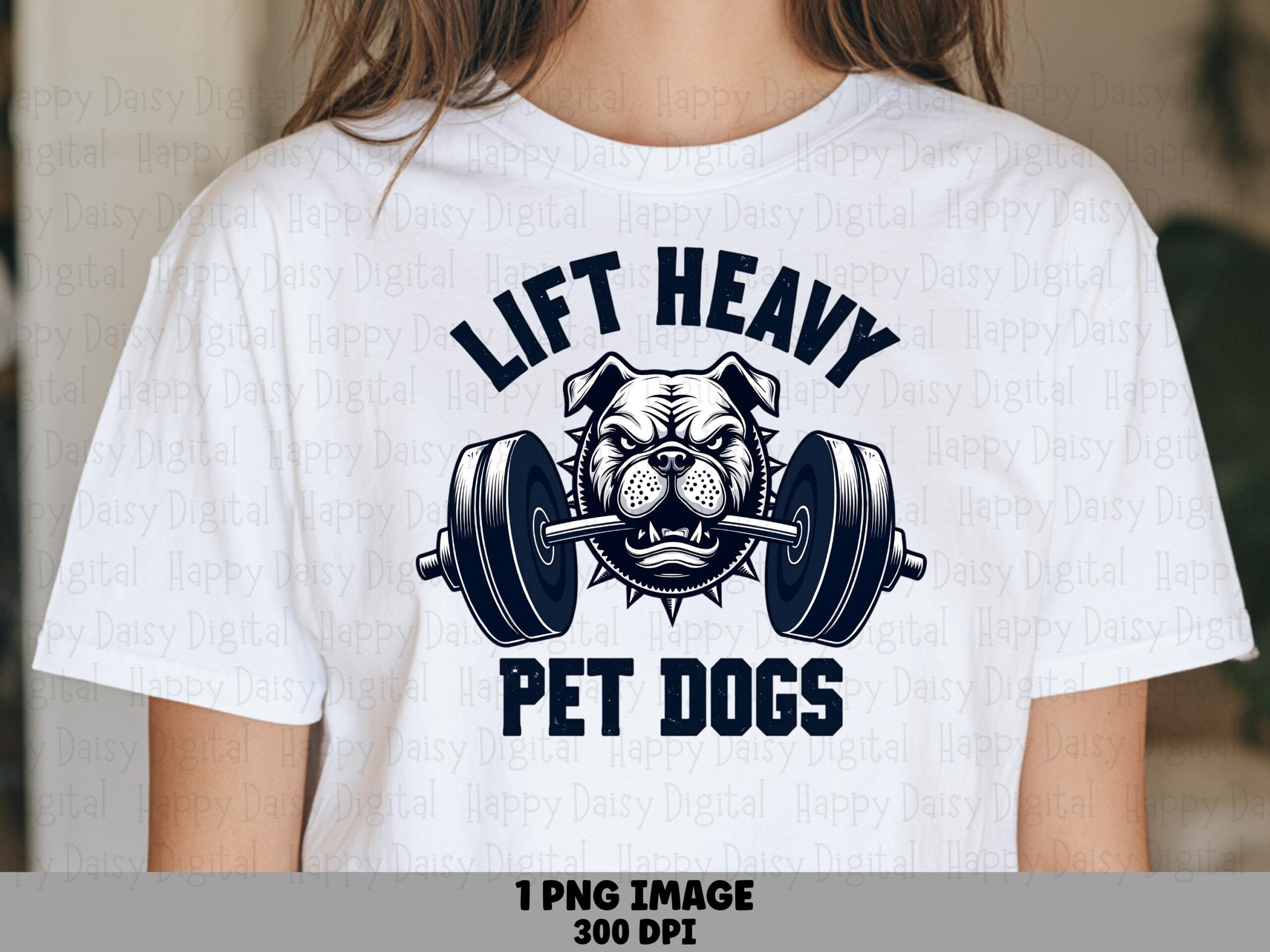 Lift Heavy Dogs, Funny Bulldog Gym PNG, Sublimation Graphic | Commercial Use, 300 DPI, Clipart