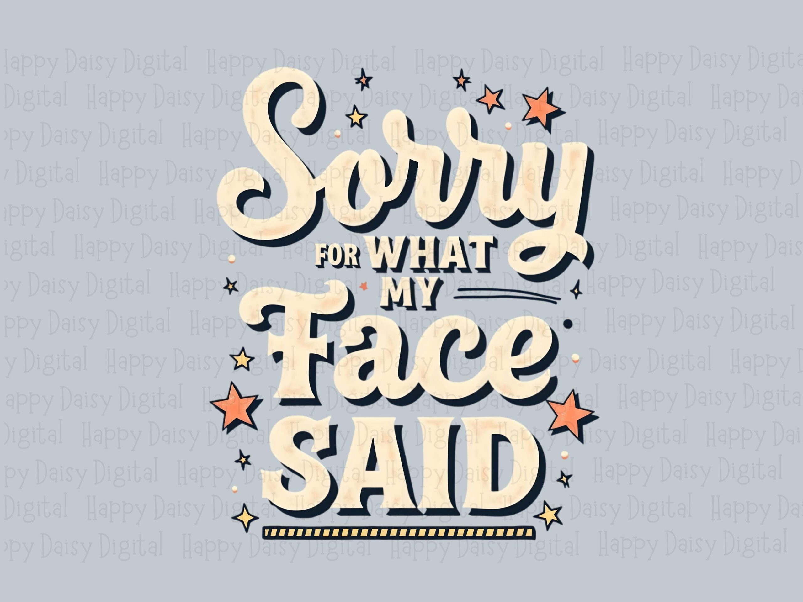 Face Said Joke, Vintage Badge PNG | Sublimation, 300 DPI - Commercial Use, POD Sellers For Cricut - Image 2
