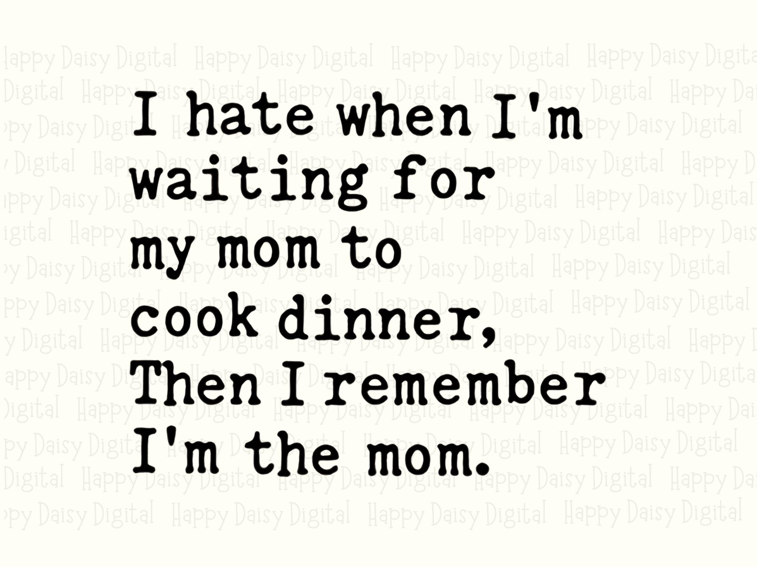 Mom PNG Design, Handwritten Funny Quote - Sublimation File | 300 DPI, Transparent Background, Commercial Use - Image 2