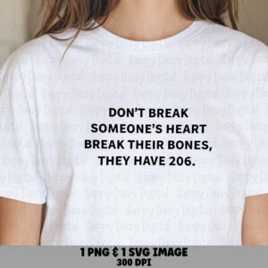 Dark Humor PNG SVG Bundle, Bones Quote Graphic, 300 DPI - Apparel Compatible, Commercial License
