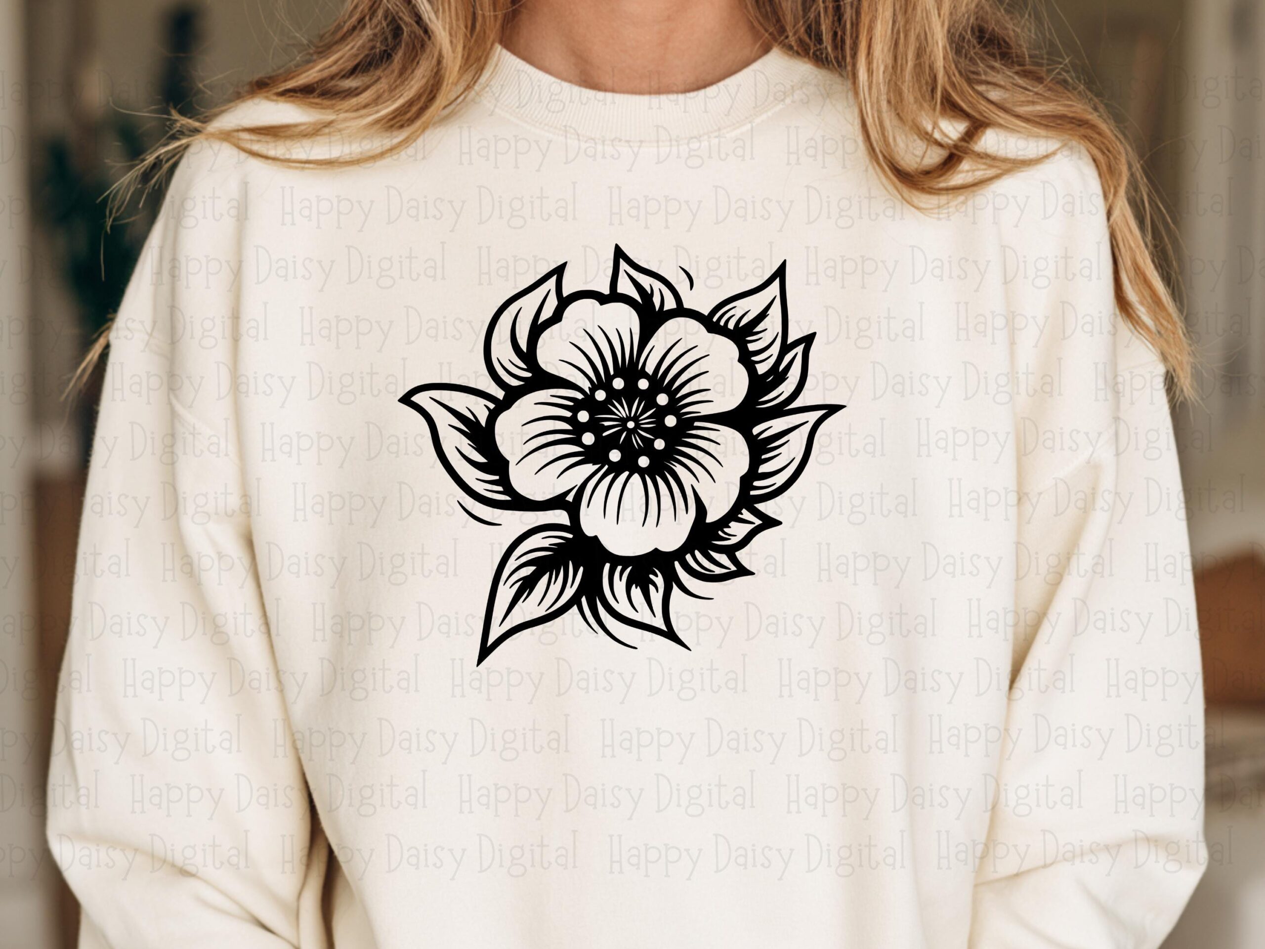 Tattoo Bloom PNG SVG | Sublimation Commercial Use POD - Image 2