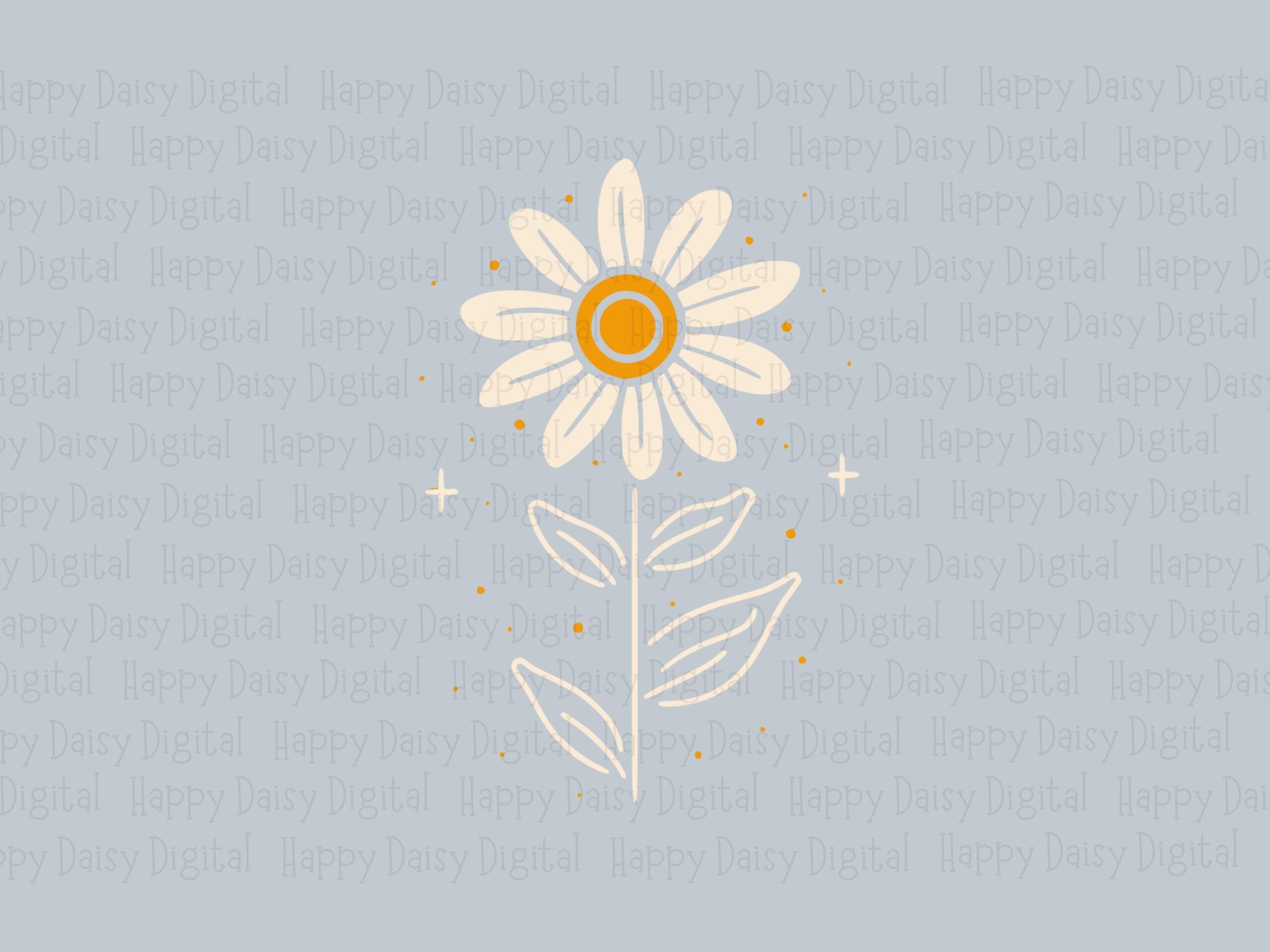 Boho Daisy Solo PNG | Sublimation Commercial Use POD - Image 2