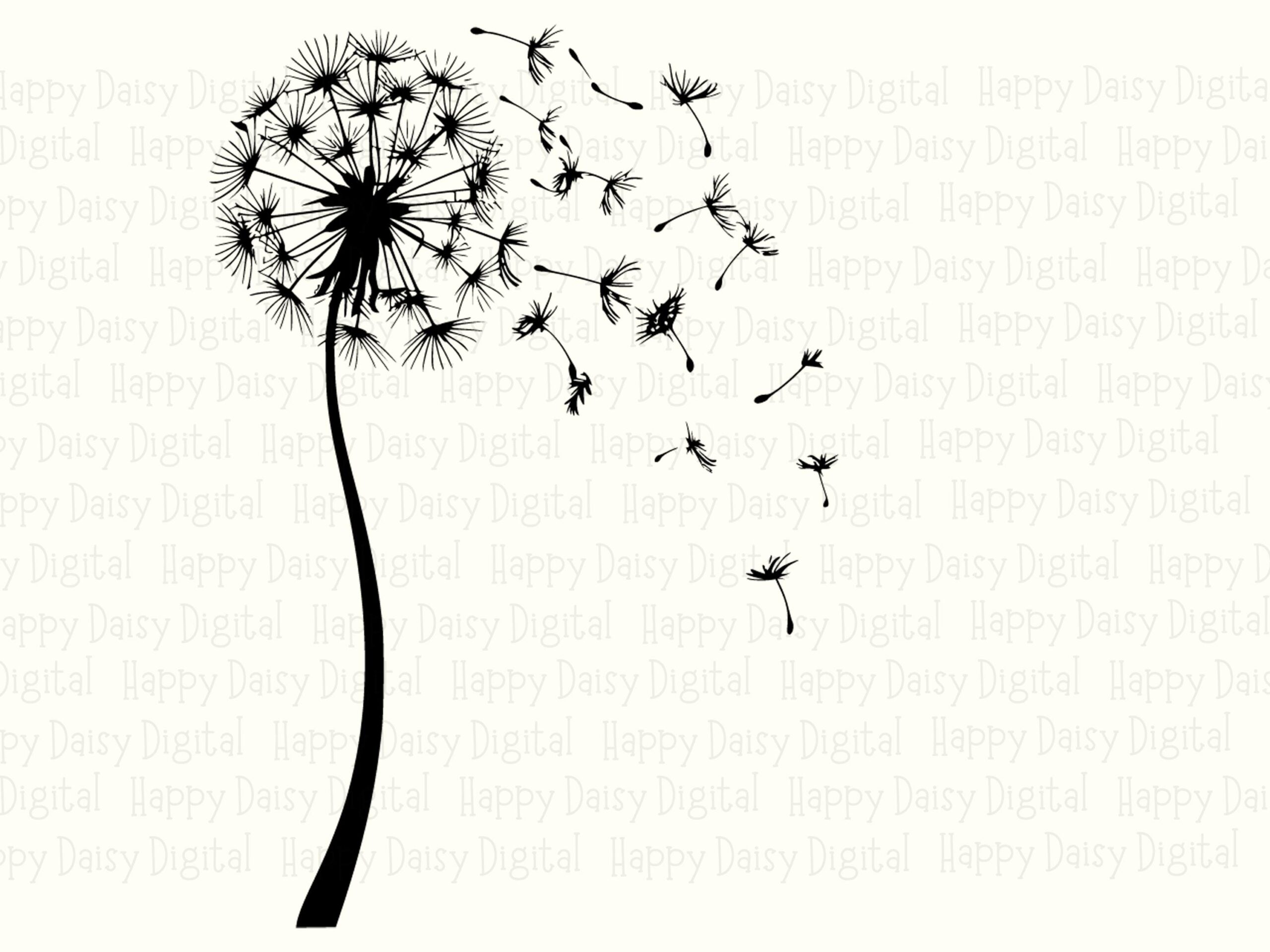 Dandelion Drift PNG SVG | Sublimation Commercial Use POD - Image 2