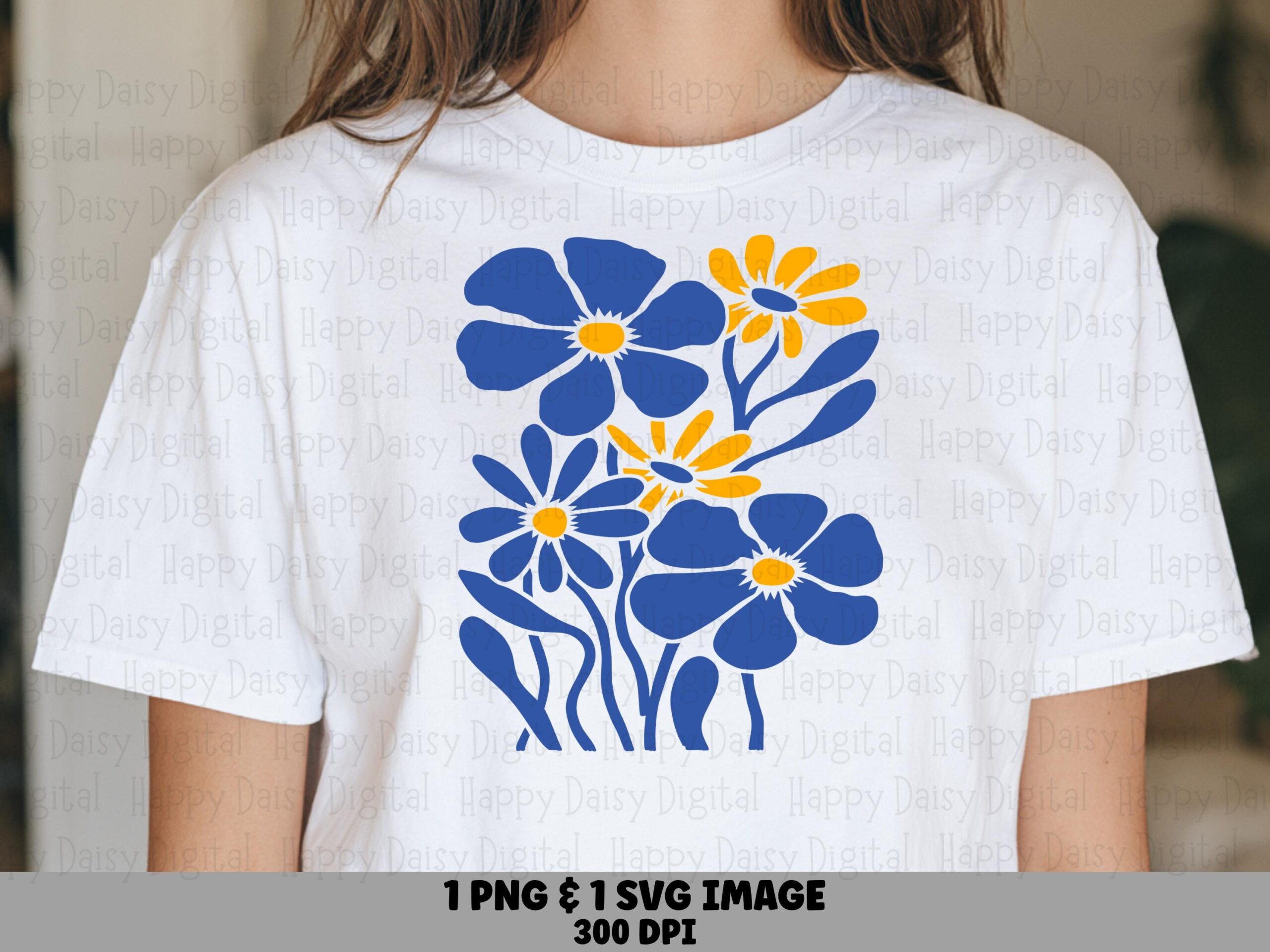 Matisse Wildflower PNG SVG | Sublimation Commercial Use POD