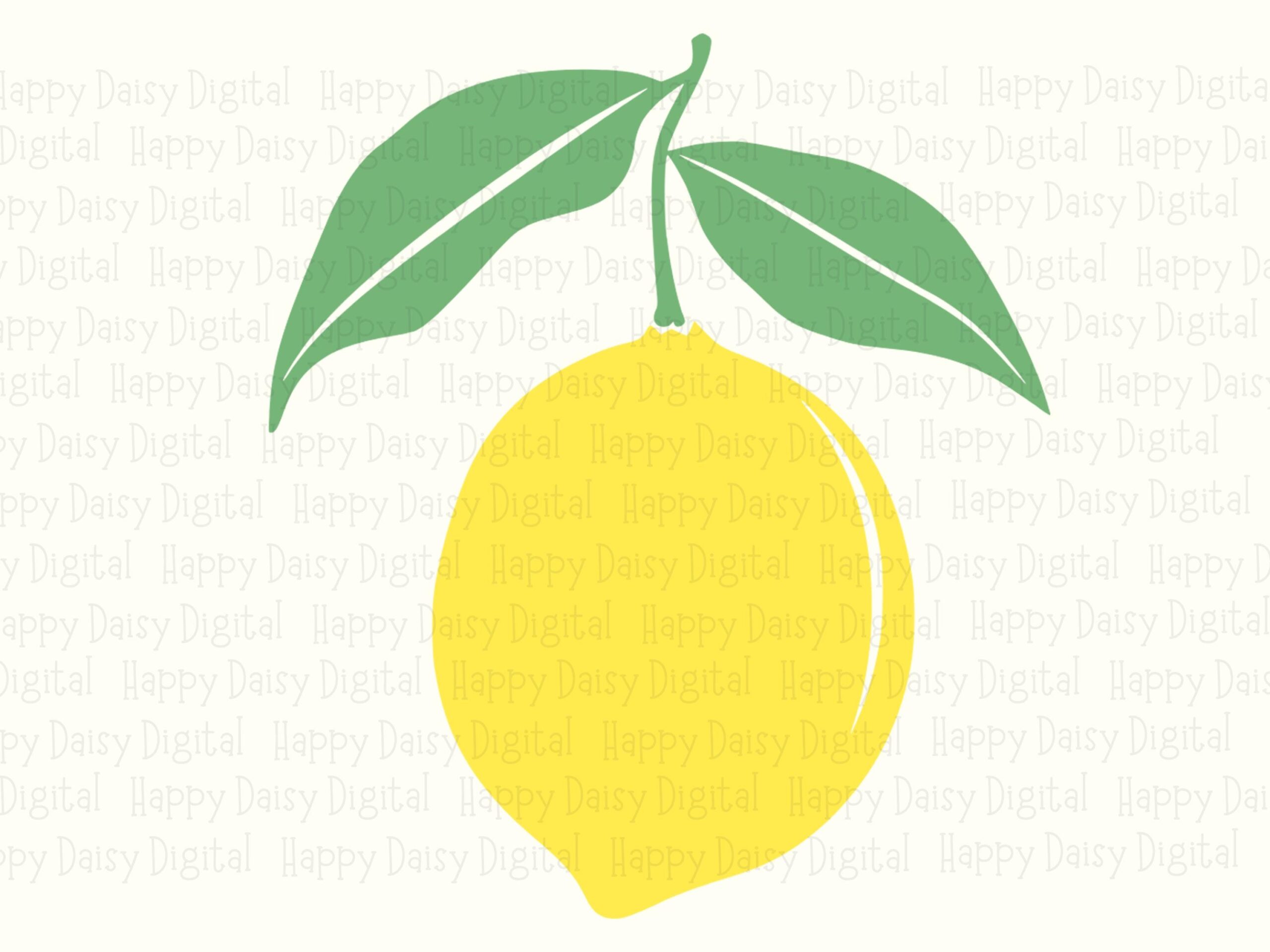 Simple Lemon Slice PNG SVG | Sublimation Commercial Use POD - Image 2