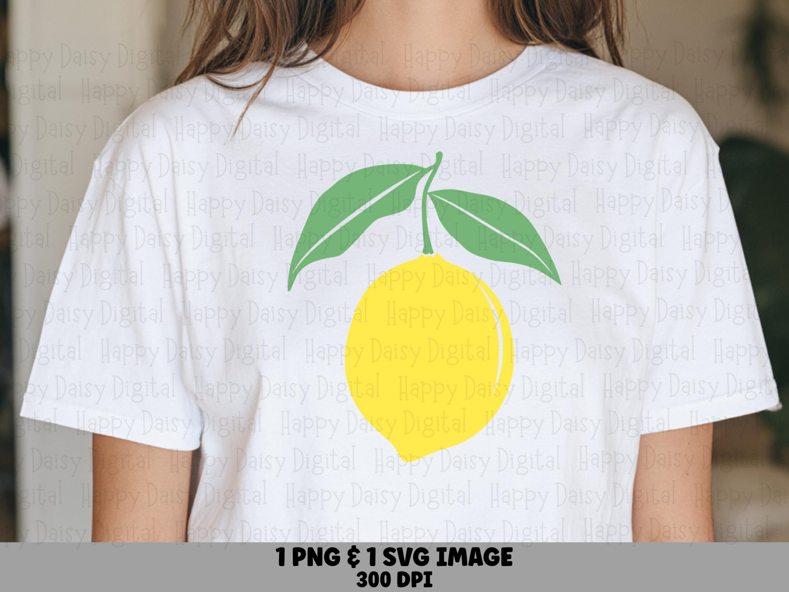 Simple Lemon Slice PNG SVG | Sublimation Commercial Use POD