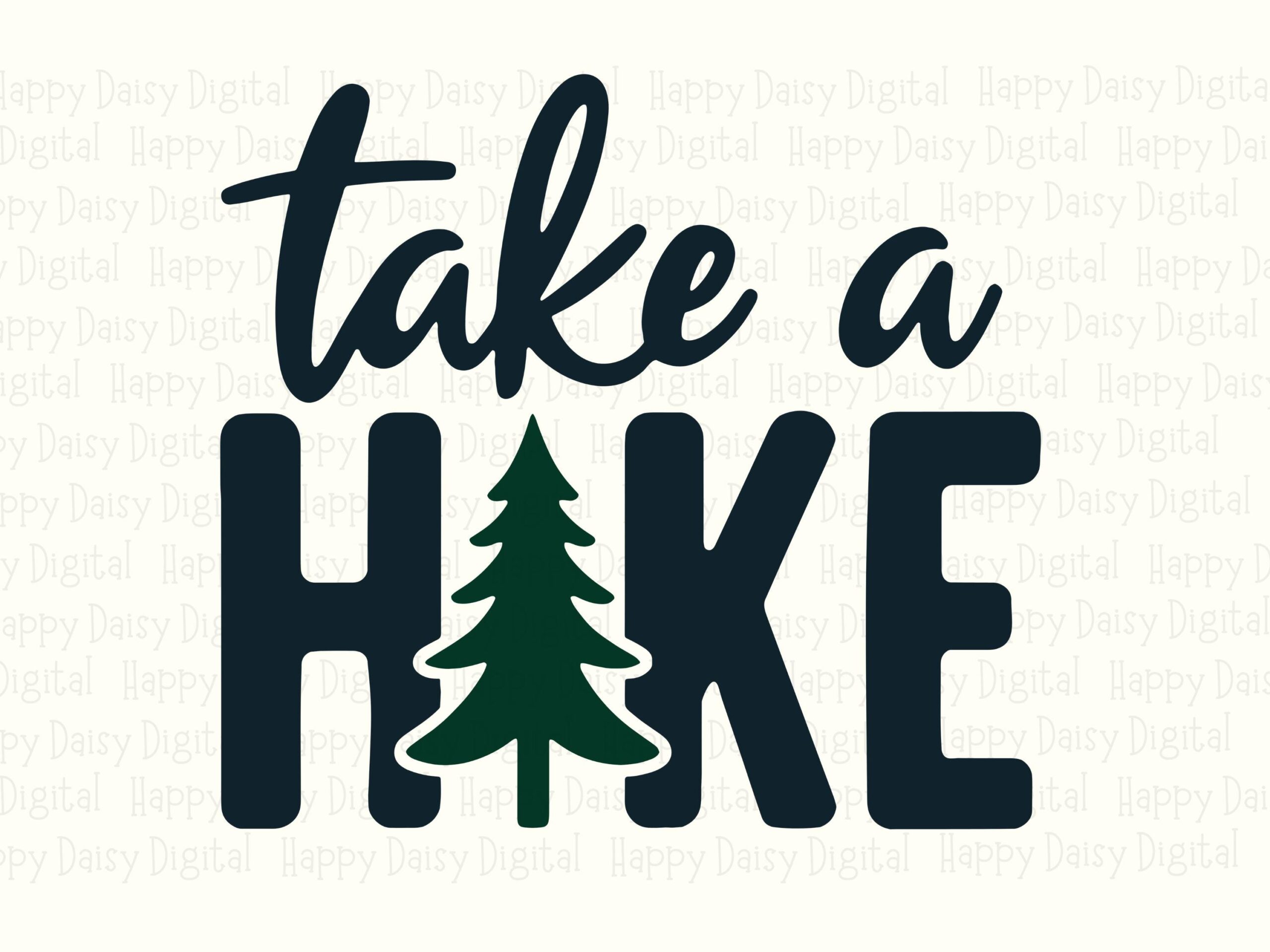 Take A Hike, Bold Hiking Type PNG & SVG | Sublimation Commercial Use, 300 dpi, For Cricut POD - Image 2