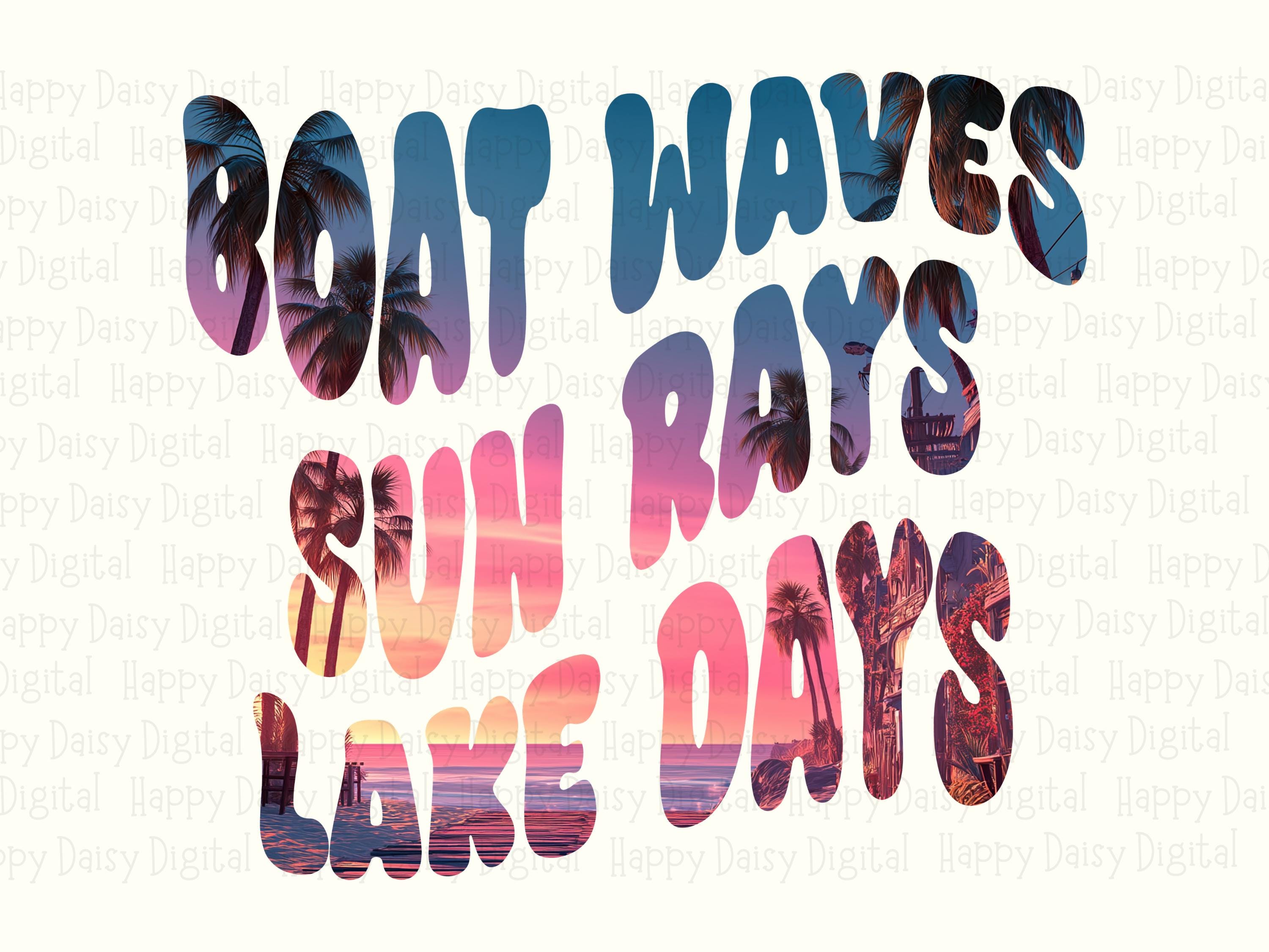 Sunset Photo Lake Days PNG | Sublimation Commercial Use POD - Image 2