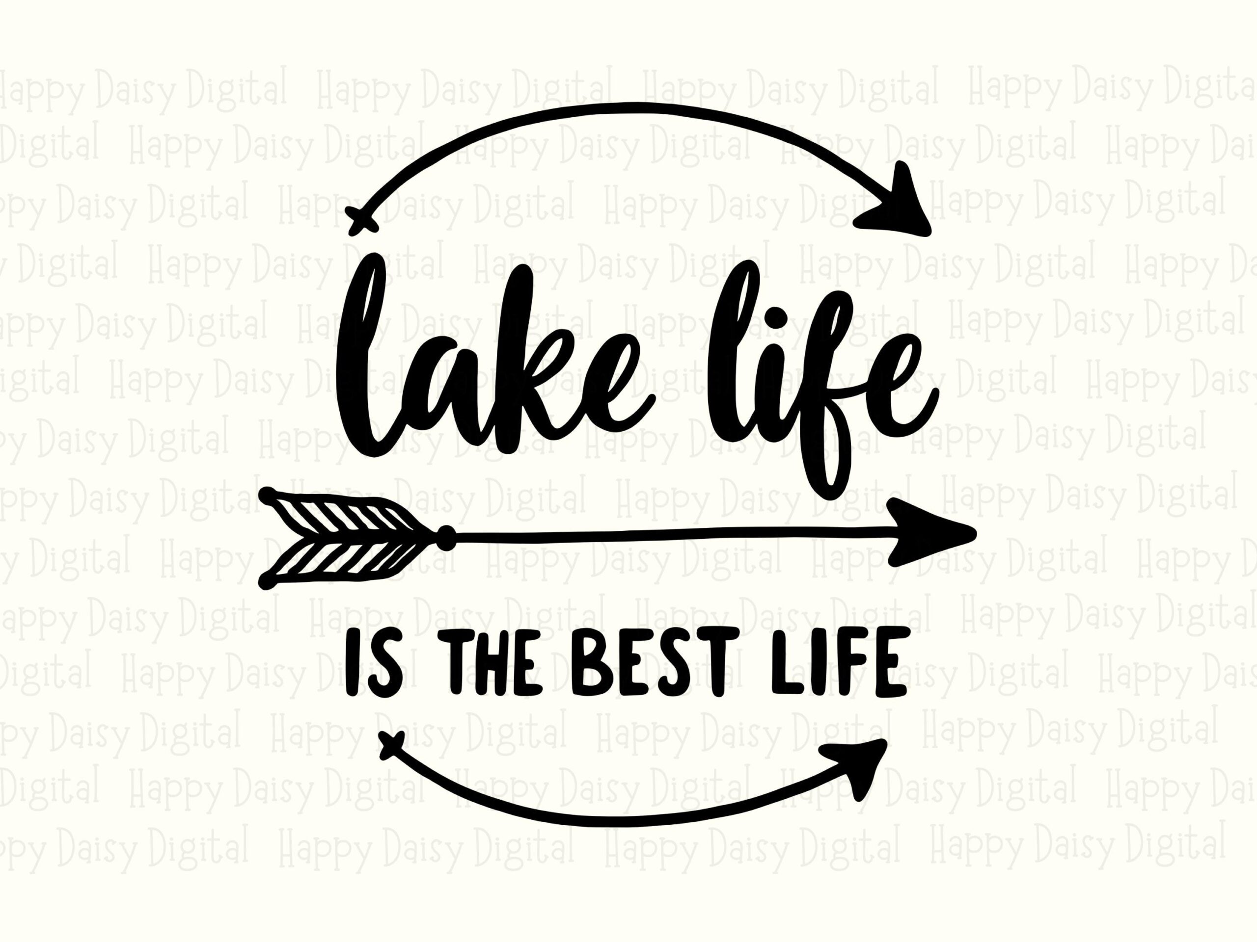 Lake Life Best Life PNG SVG | Sublimation Commercial Use POD - Image 2