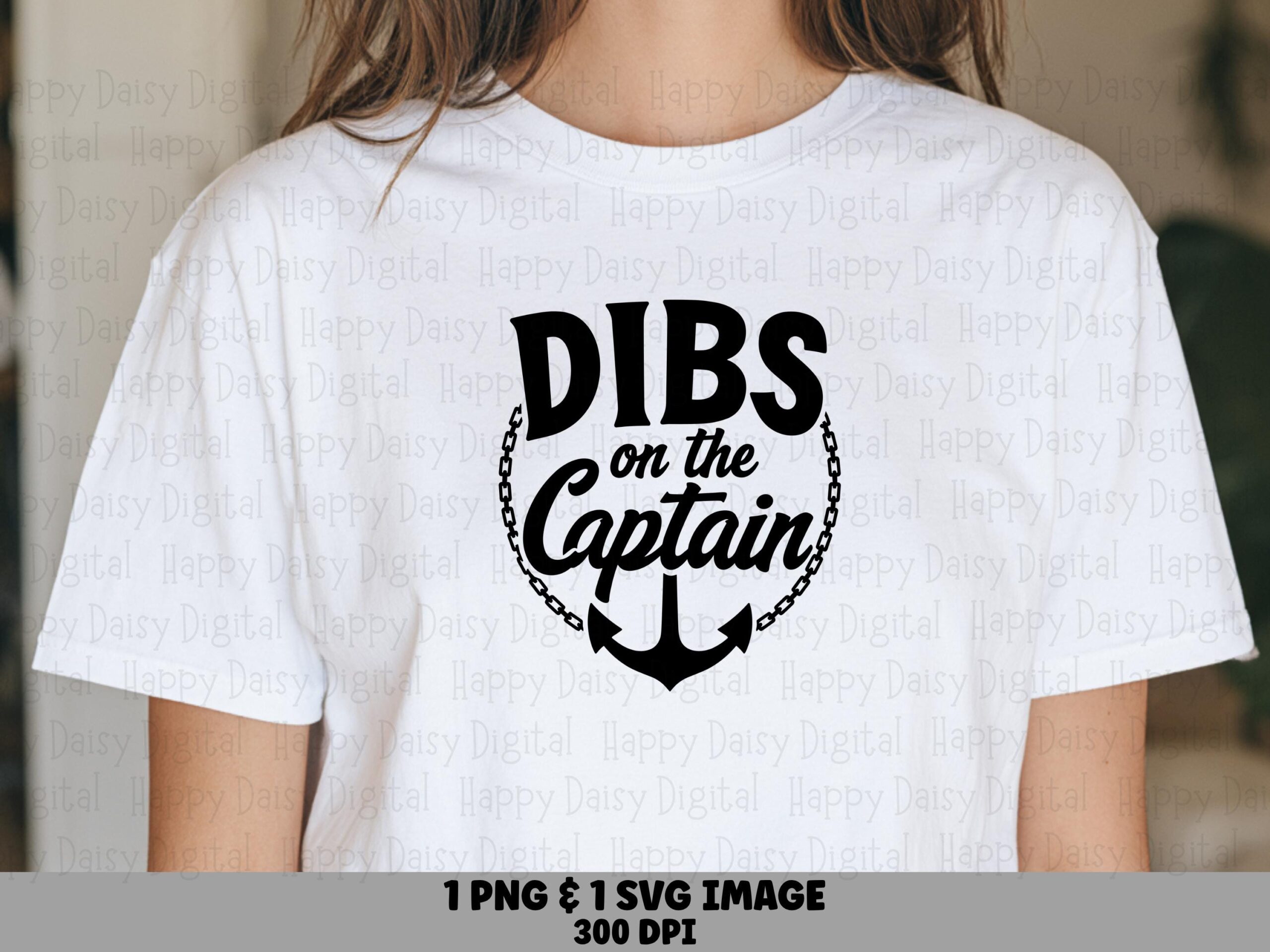 Dibs on the Captain PNG SVG | Sublimation Commercial Use POD