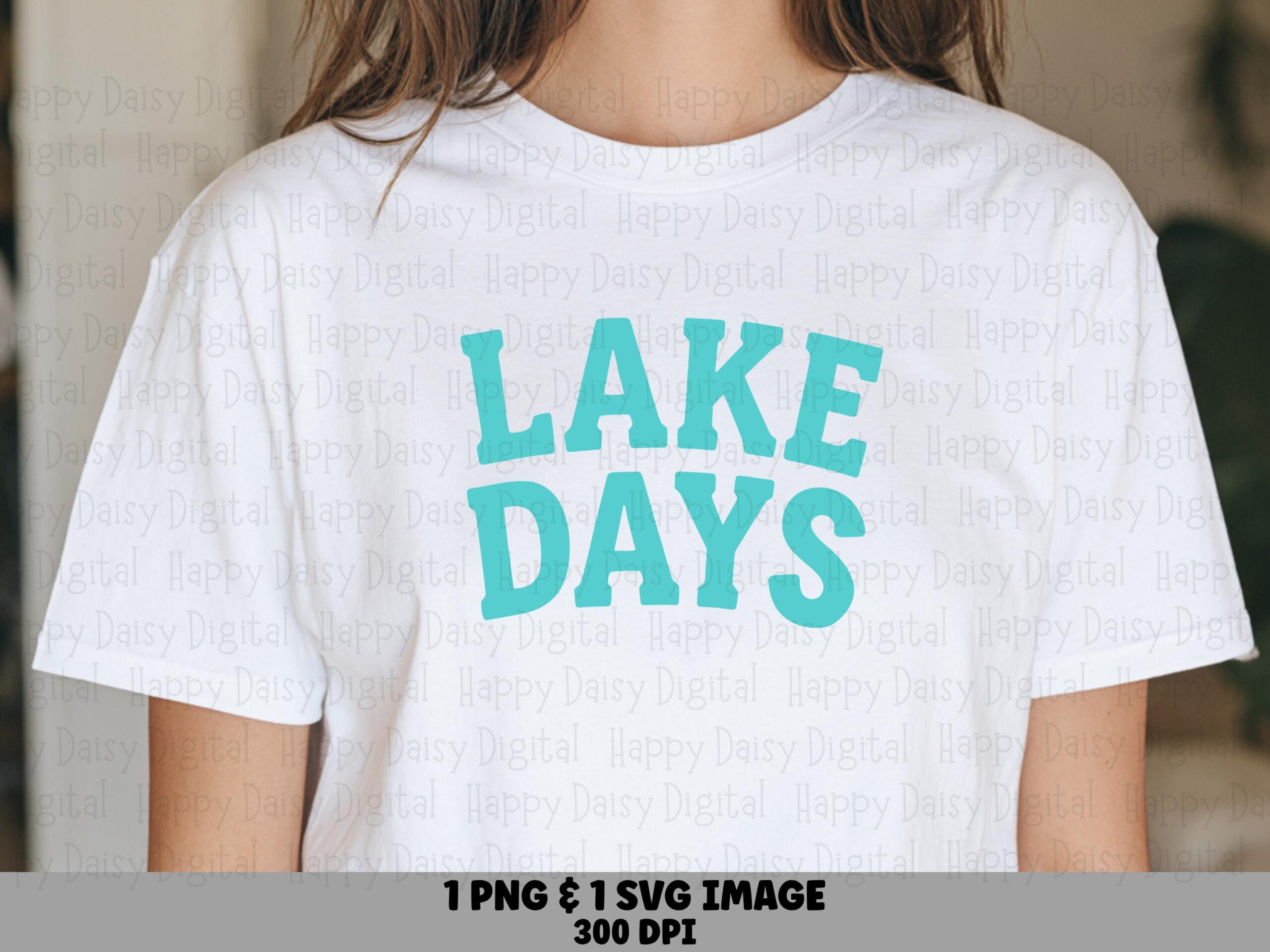 Lake Days Block PNG SVG | Sublimation Commercial Use POD
