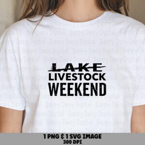Lake Livestock PNG SVG | Sublimation Commercial Use POD