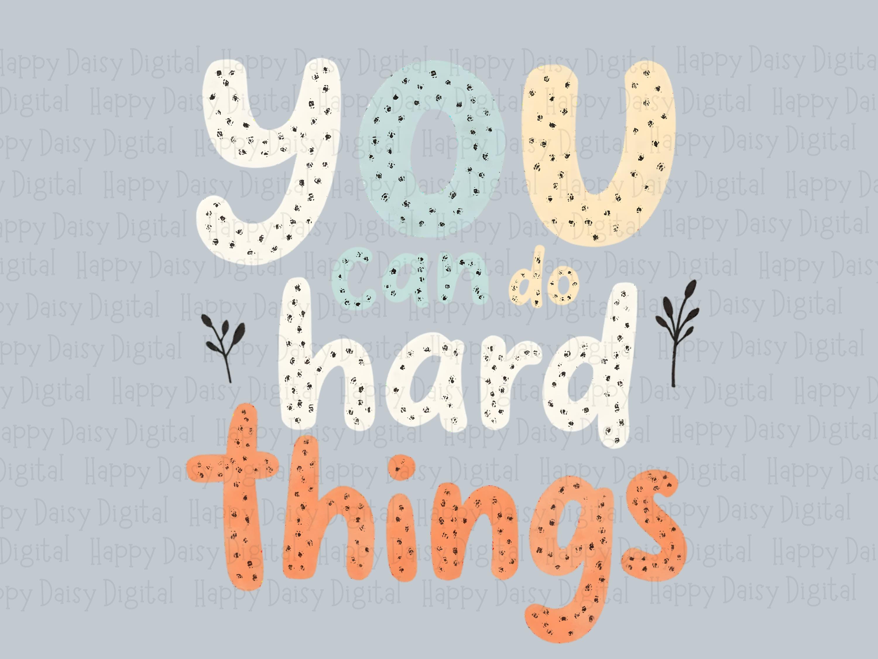 Hard Things Doodle PNG | Sublimation Commercial Use POD - Image 2