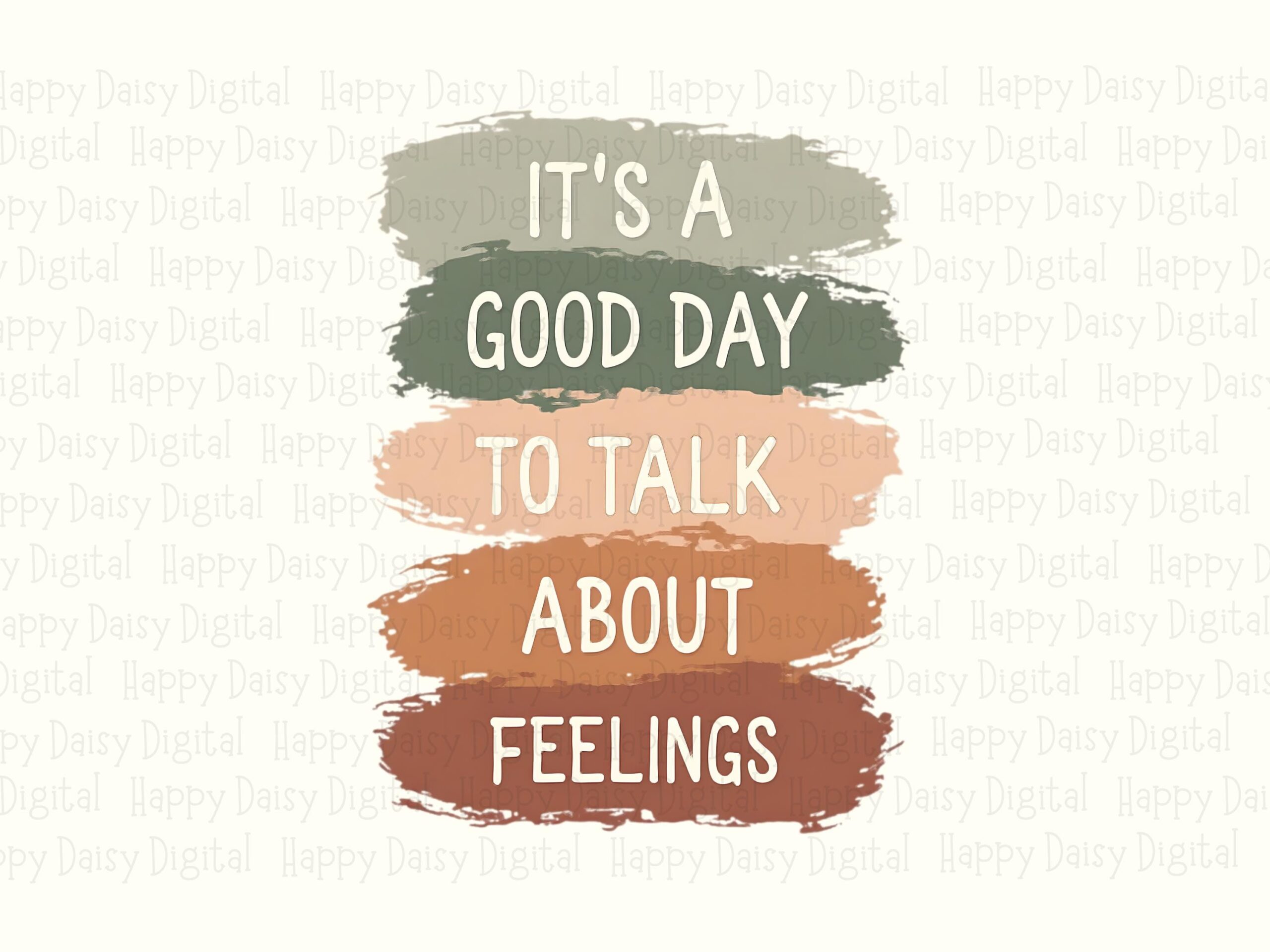 Talk About Feelings PNG | Sublimation Commercial Use POD - Image 2