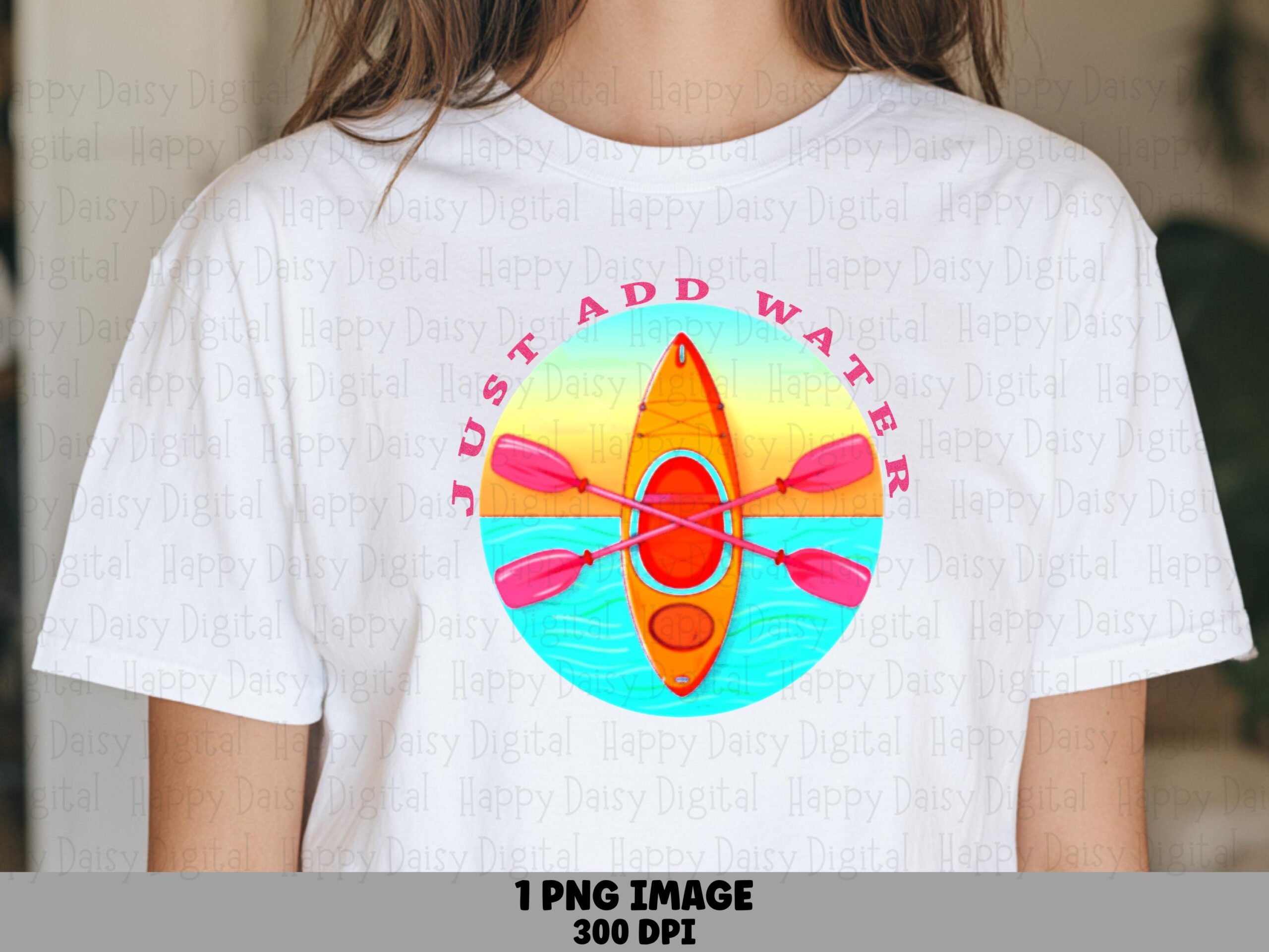 Kayak Humor, Playful Paddle Art PNG | Sublimation Commercial Use, 300 DPI | Clipart For POD Sellers