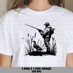 Duck Hunting PNG, Blind Hunter Design, Sublimation Graphic, Commercial Use | 300 DPI, Transparent Background