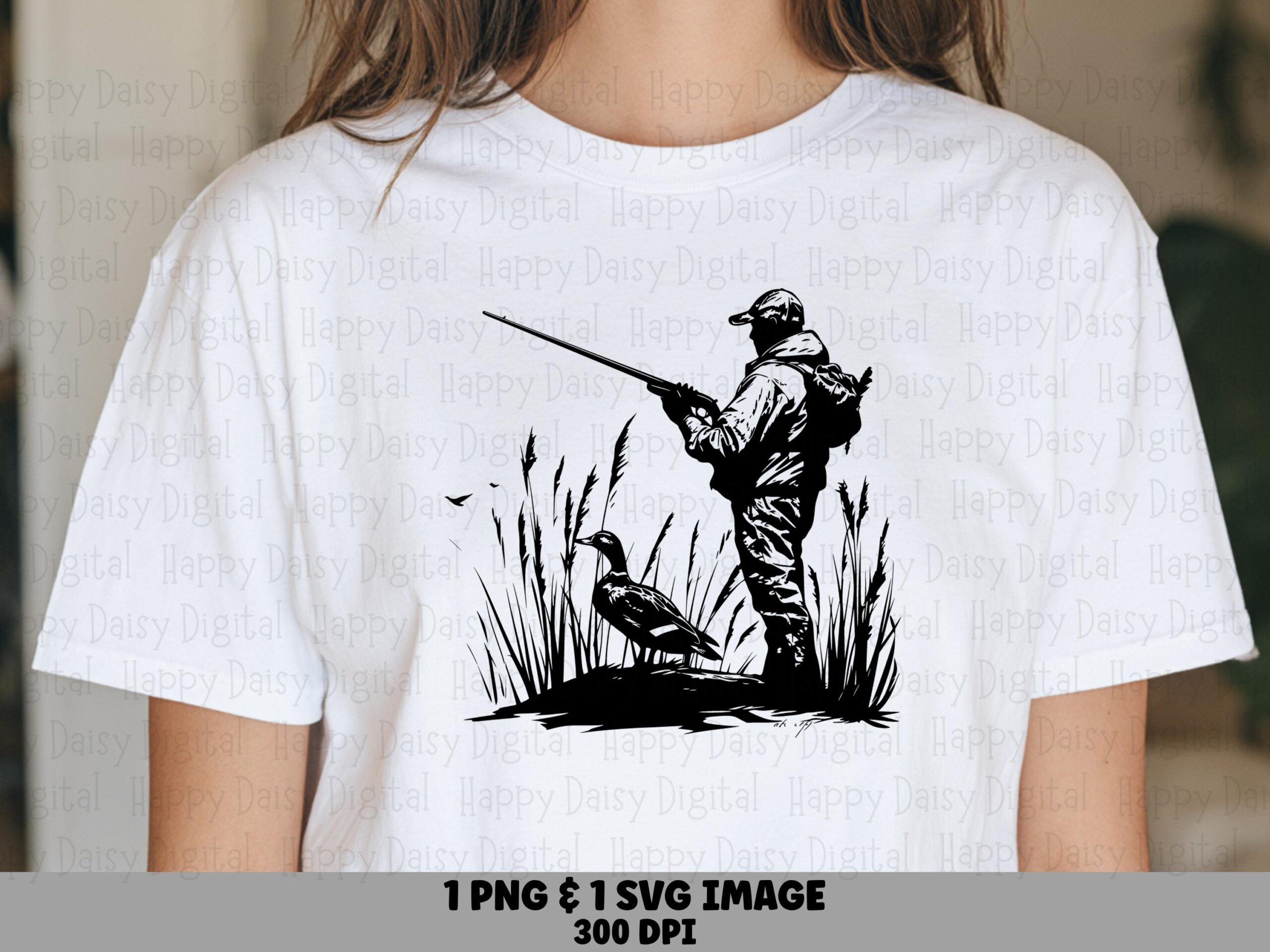 Duck Hunting PNG, Blind Hunter Design, Sublimation Graphic, Commercial Use | 300 DPI, Transparent Background