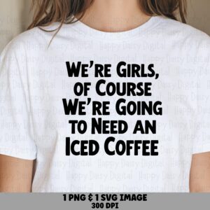 Iced Coffee Svg, Girls Trip Design Bundle, Print-Ready PNG Digital Files | 300 DPI, Sublimation, DTF, Cricut Compatible