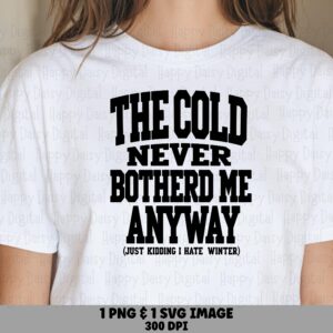 Hate Winter Svg Bundle, Varsity Arch Quote, Funny Seasonal Humor (PNG, 300 DPI) - Cricut Silhouette Canva Compatible