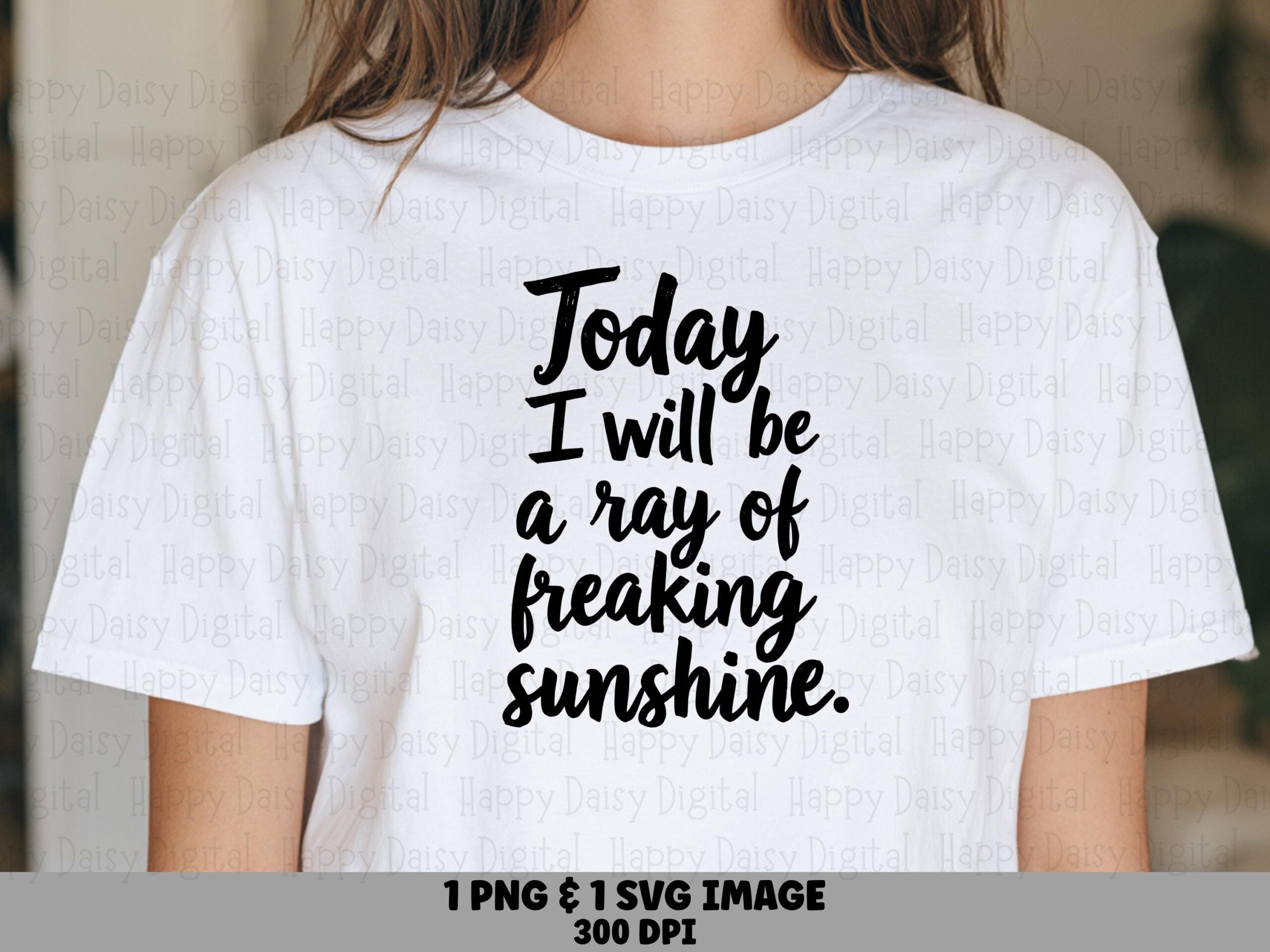 Ray Of Sunshine SVG, Sarcastic Brush Script Design, Funny Quote | PNG Bundle | Commercial Use For POD
