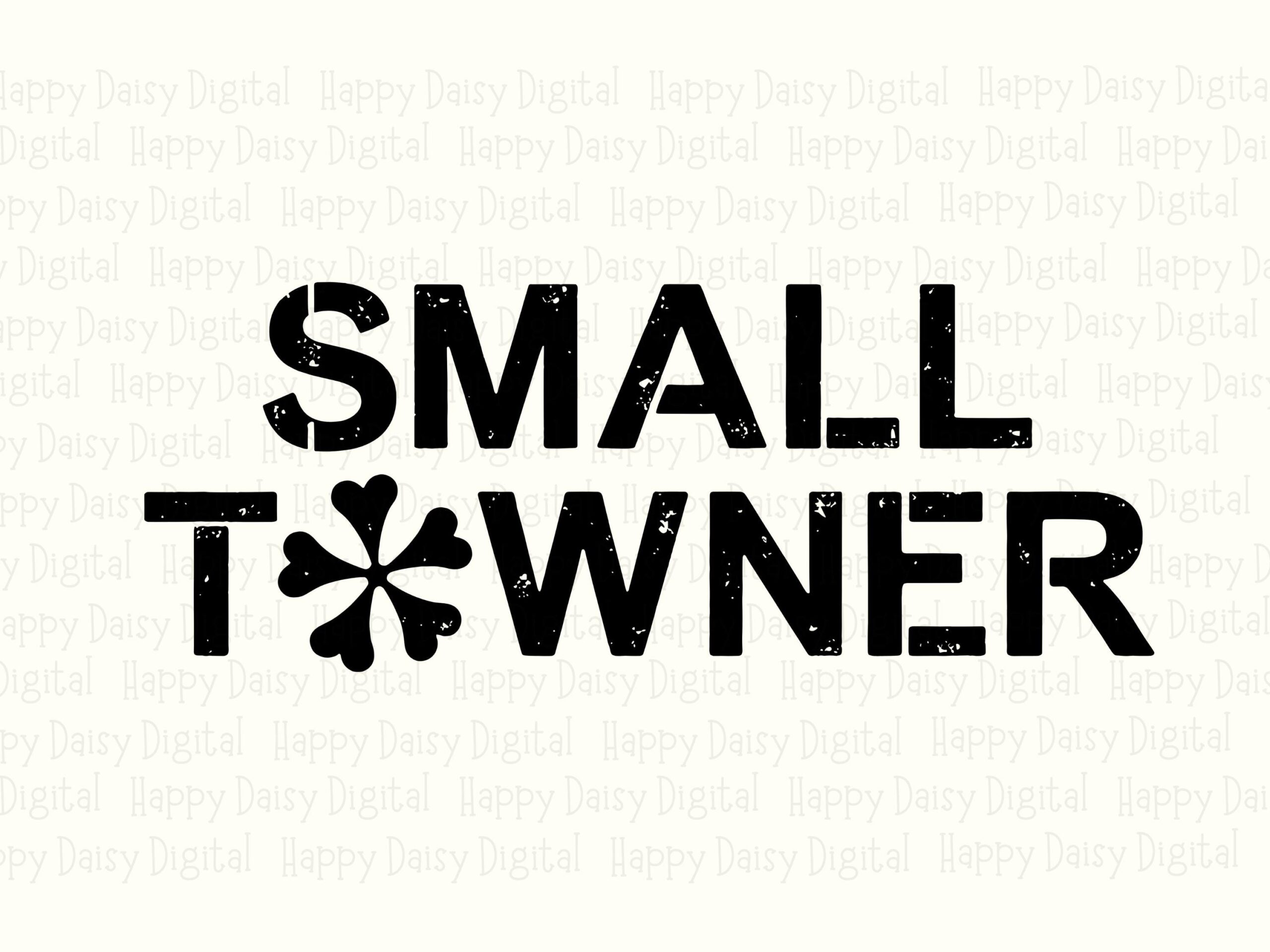Small Towner, Distressed Floral Design Svg Png Bundle | Commercial Use Digital File | 300 DPI, Cricut, Sublimation - Image 2
