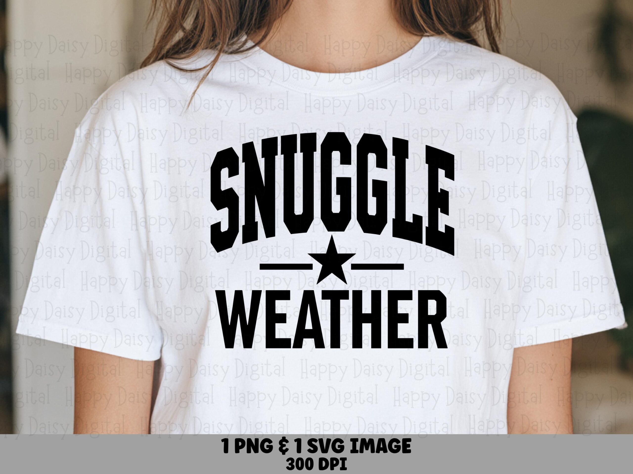 Snuggle Weather, Varsity Phrase SVG PNG, Winter Fall Sublimation Design | 300 DPI | Commercial License