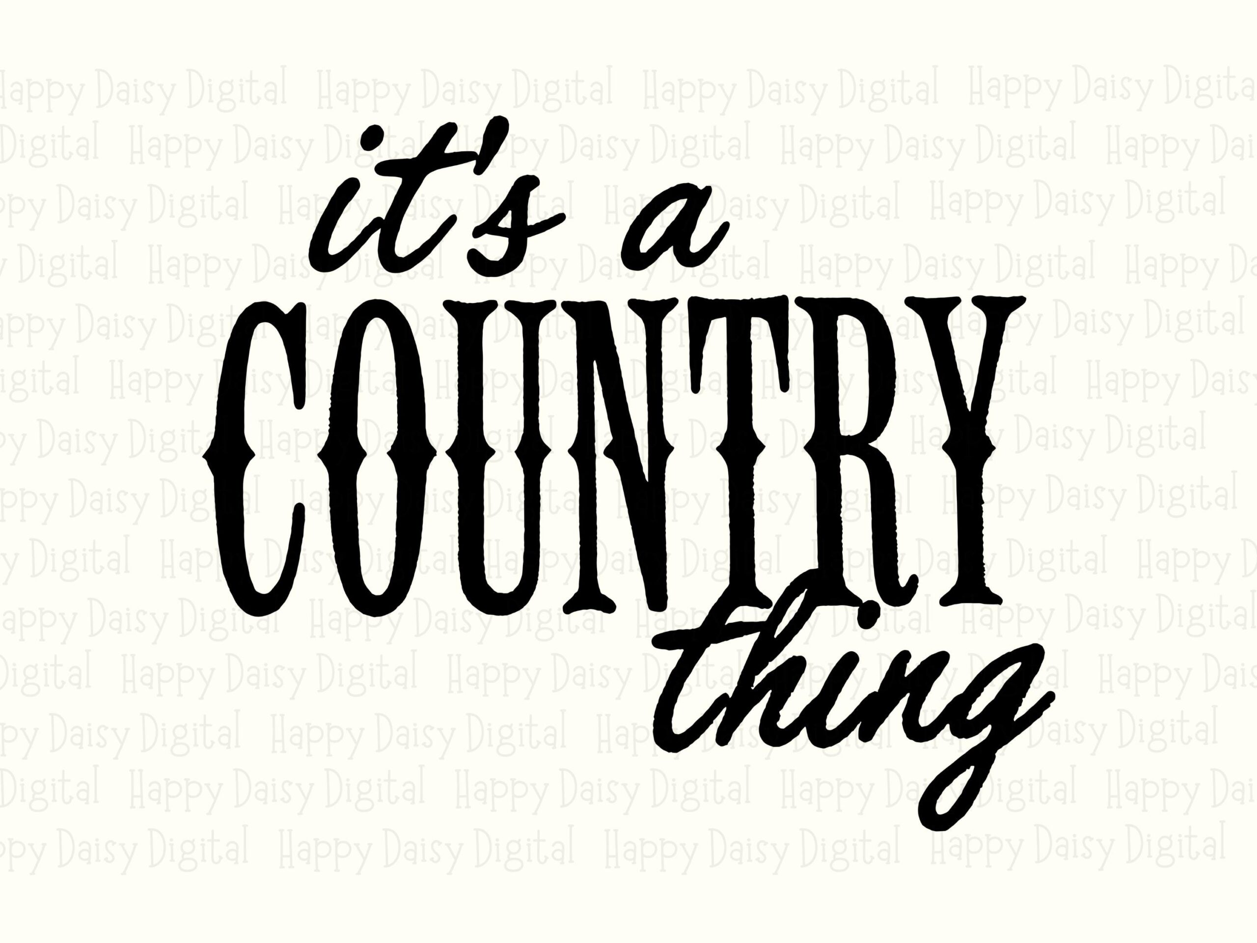 Country Thing Svg, Western Script Design File - PNG Bundle, 300 DPI | Commercial Use, Sublimation - Image 2