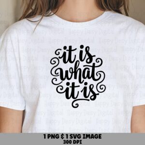 Swirl SVG, Shrug Quote Calligraphy Phrase Bundle | Digital Sublimation Design, 300 DPI, For Cricut & Silhouette