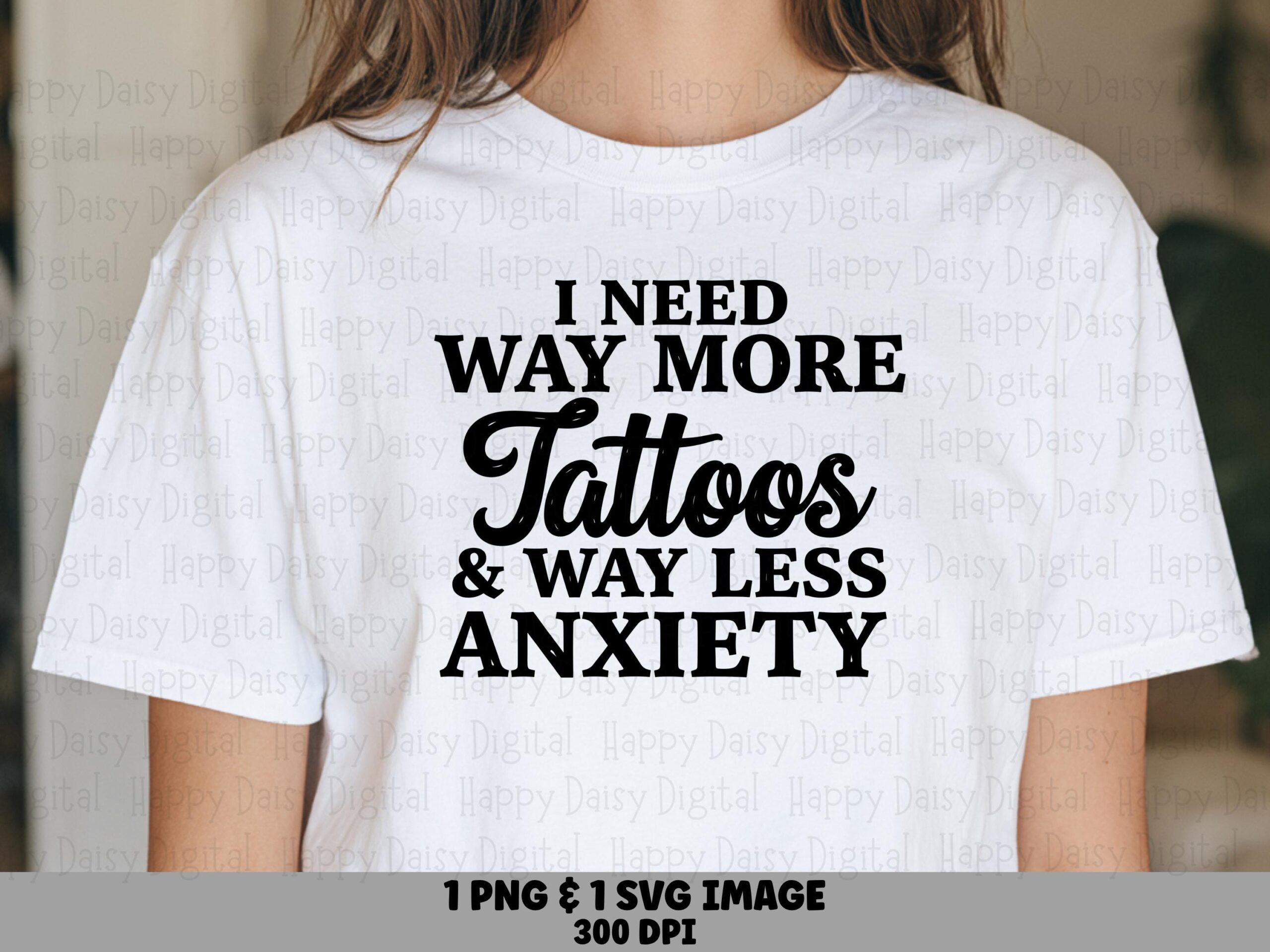 More Tattoos Svg, Funny Ink Lover Quote Design - Digital File Bundle | Commercial Use, Cricut Compatible