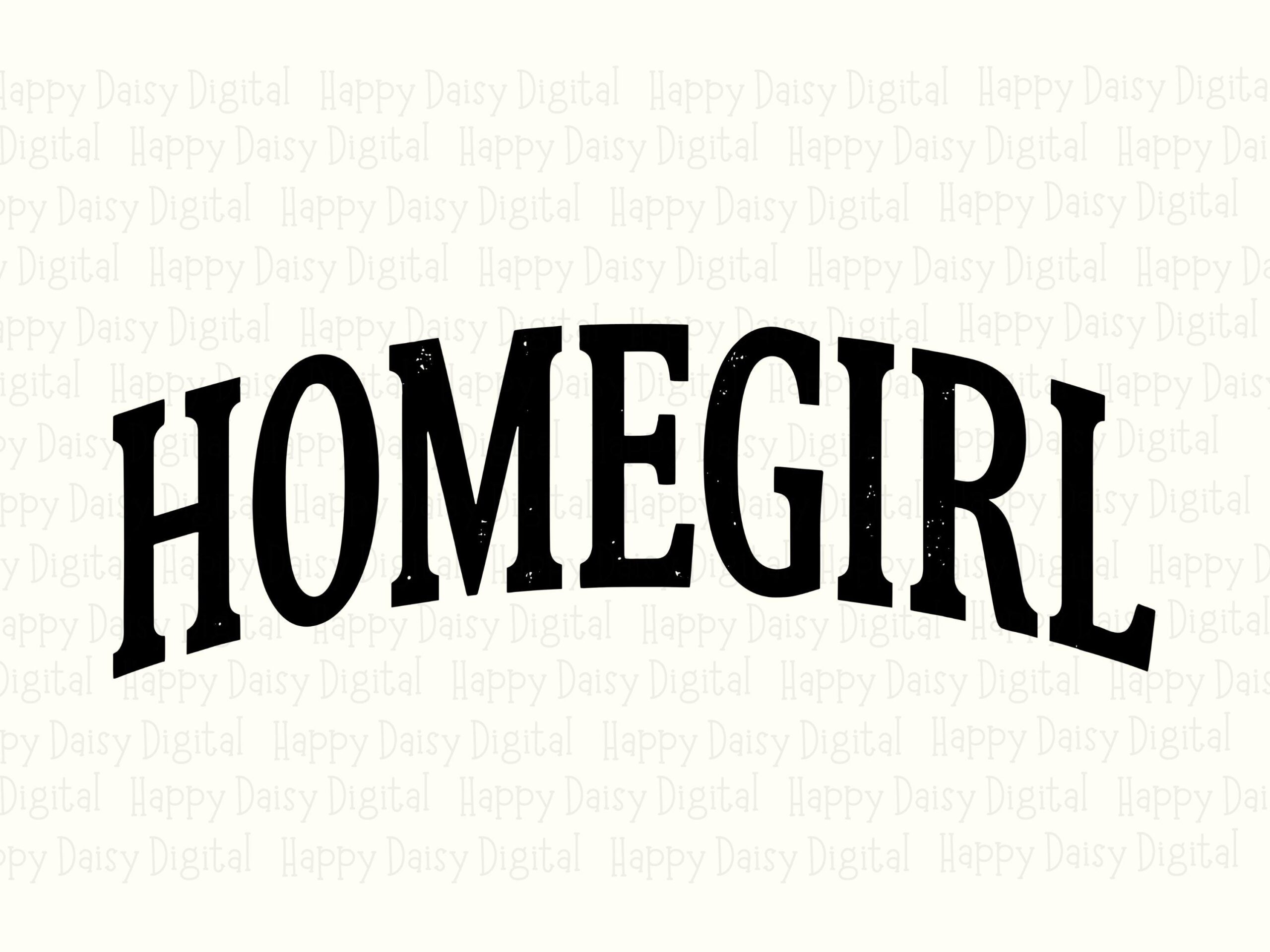 Homegirl SVG, Western Arched Text Design | PNG Bundle, 300 DPI, Commercial Use, Cricut Silhouette Canva Ready - Image 2