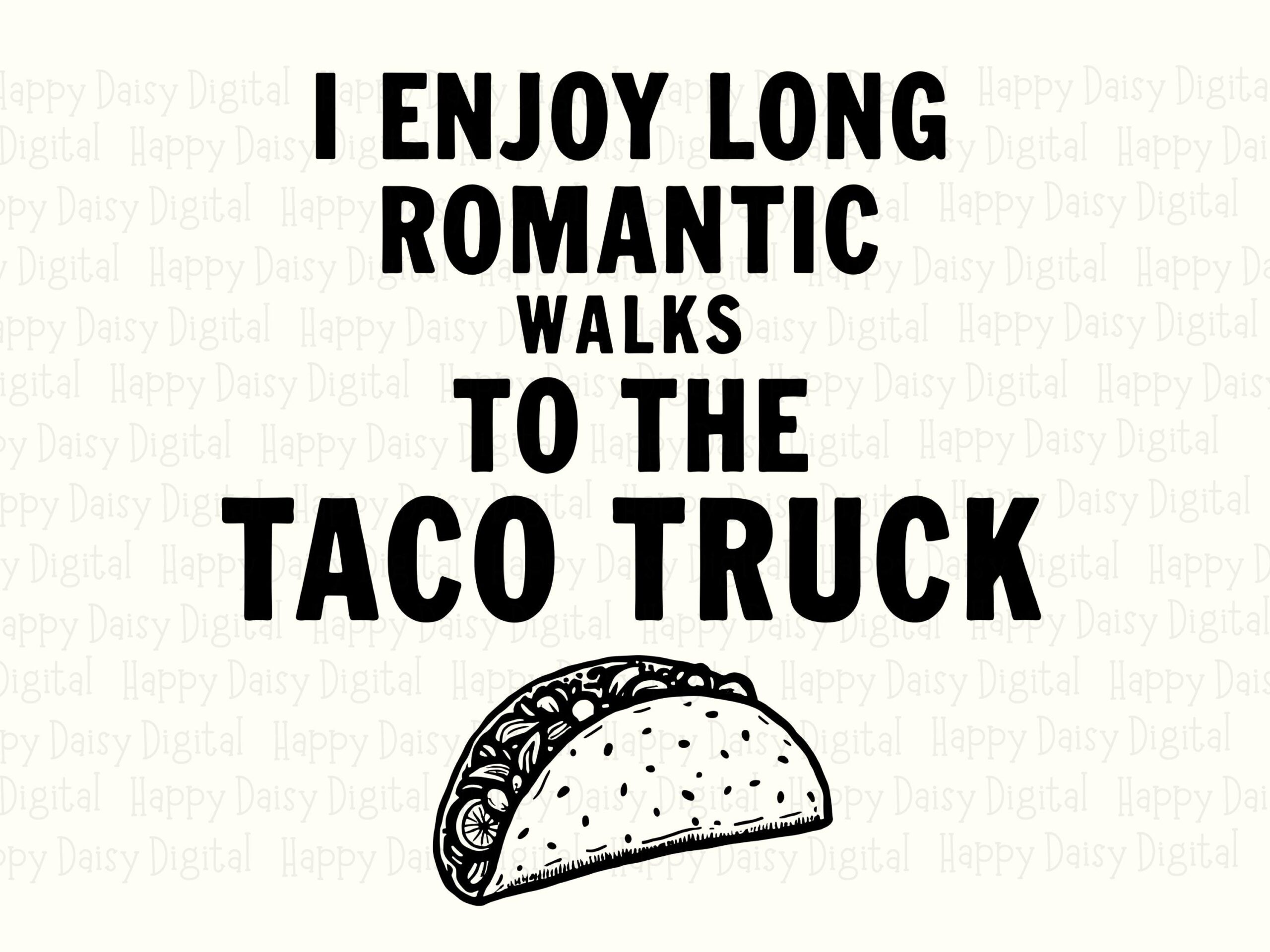 Taco Truck Svg, Funny Foodie Design For Cricut & Silhouette, PNG Bundle | Commercial License, Digital Download - Image 2