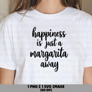 Margarita Svg, Brush Script Drink Quote | Printable PNG, Commercial License, 300 DPI Files - For Tumblers Tote Mugs