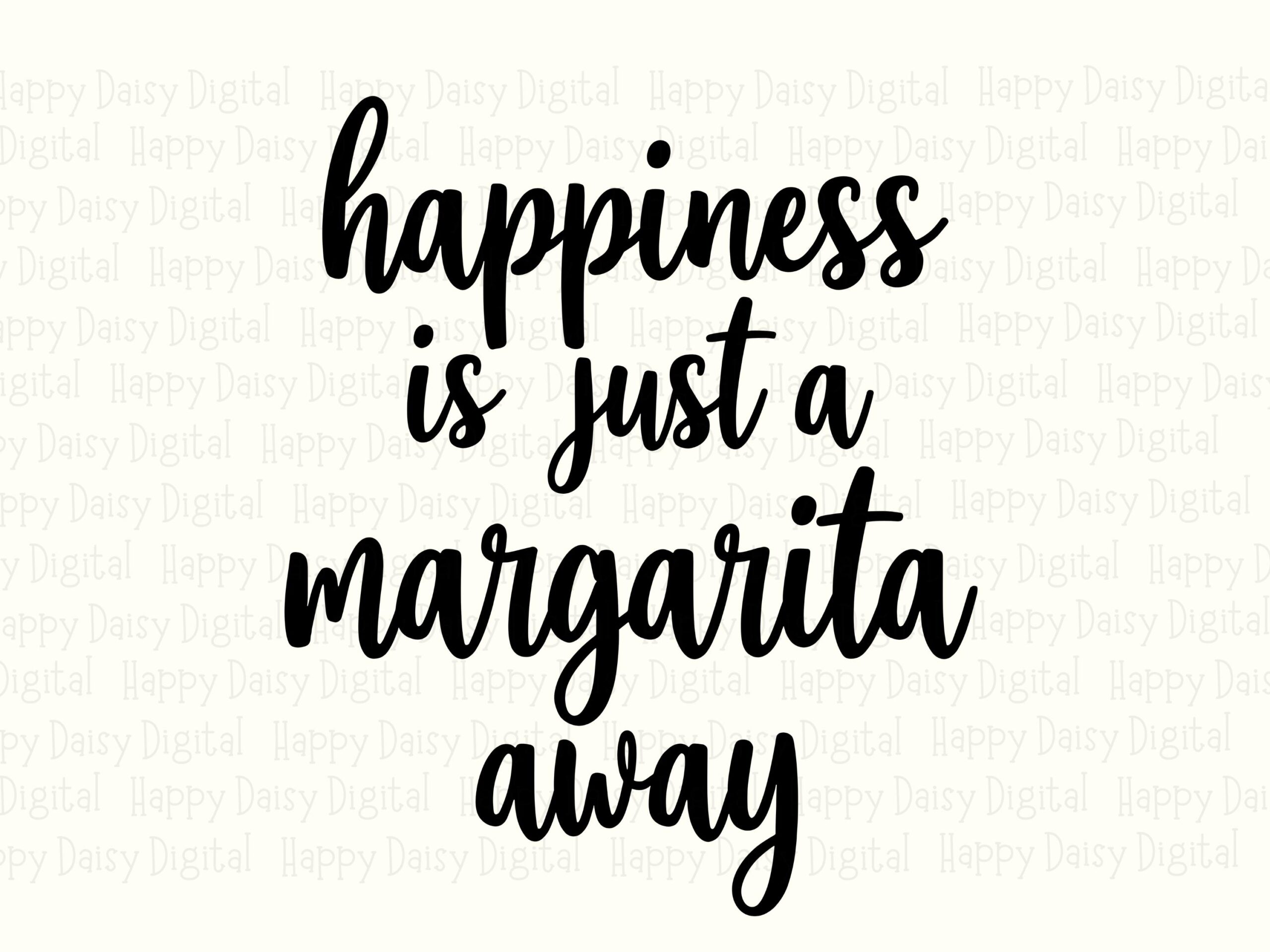 Margarita Svg, Brush Script Drink Quote | Printable PNG, Commercial License, 300 DPI Files - For Tumblers Tote Mugs - Image 2