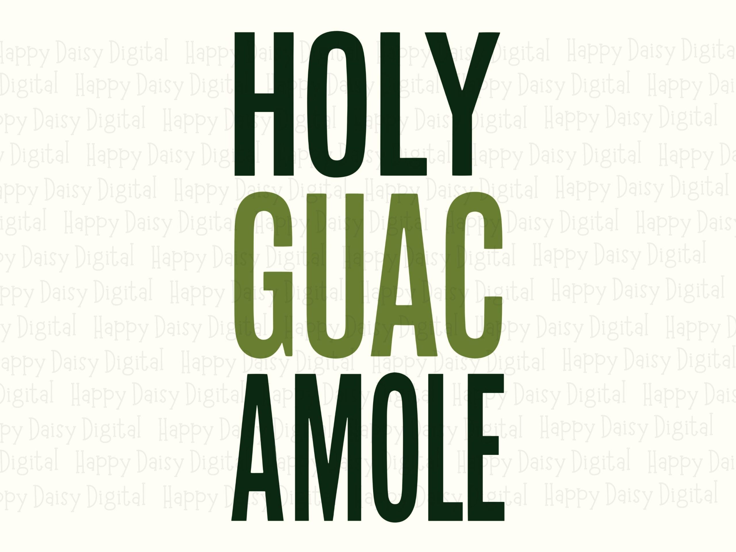Holy Guacamole Svg, Funny Food Pun Design Bundle - PNG Files Included | Print-Ready 300 DPI, Commercial Use License - Image 2