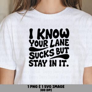 Stay In It Svg, Groovy Sassy Quote Design, Digital Png Bundle | Sublimation Ready, Commercial Use