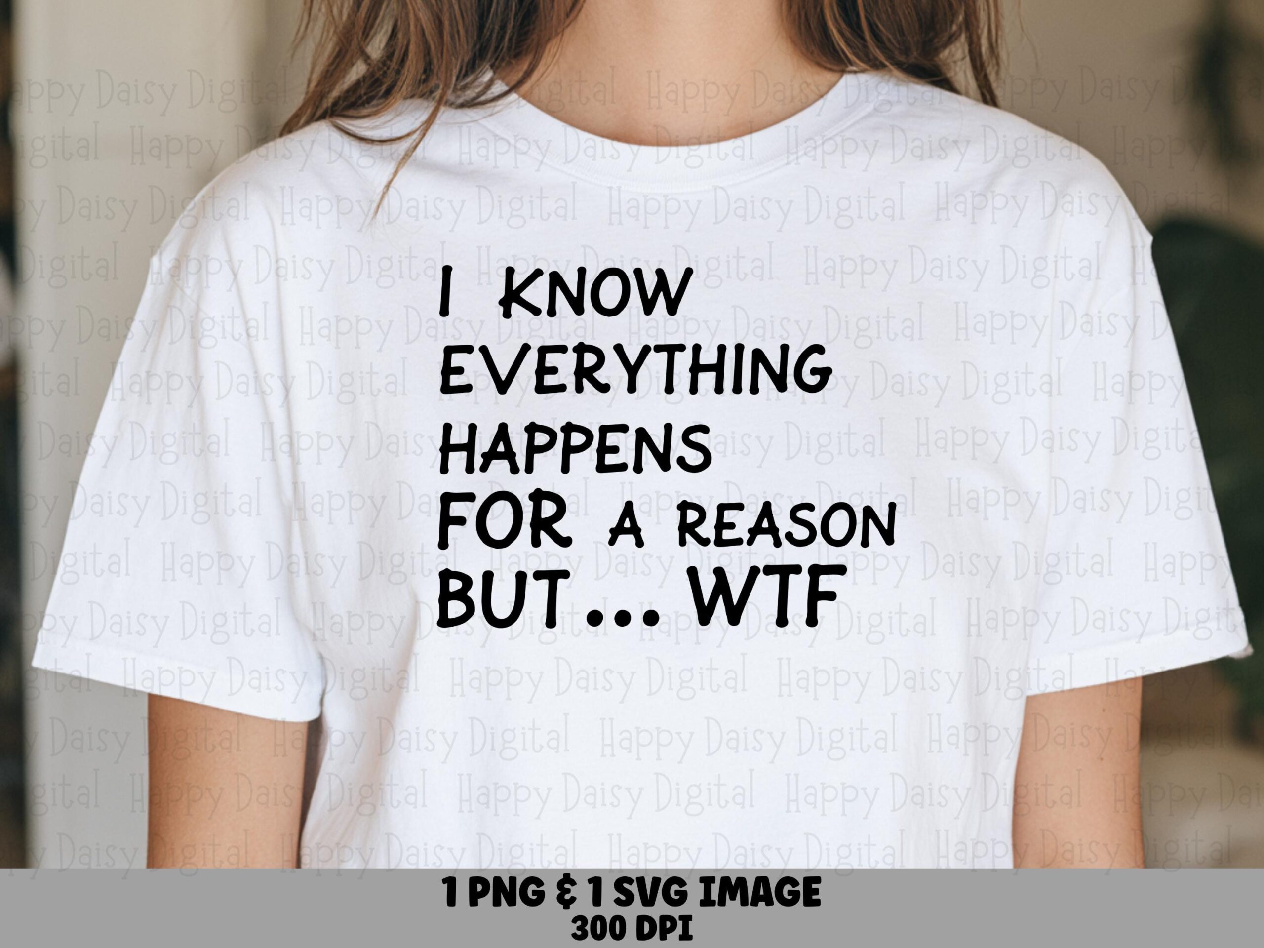 Wtf Svg, Sarcastic Quote Design, Black Hand-Lettered | Png Bundle, 300 Dpi | Commercial Use License